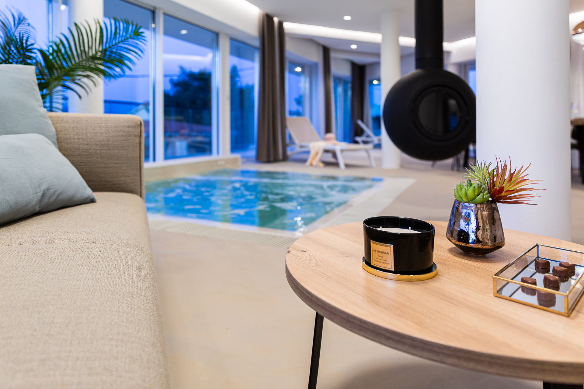 Luxury Villa Golden Hour with Pool