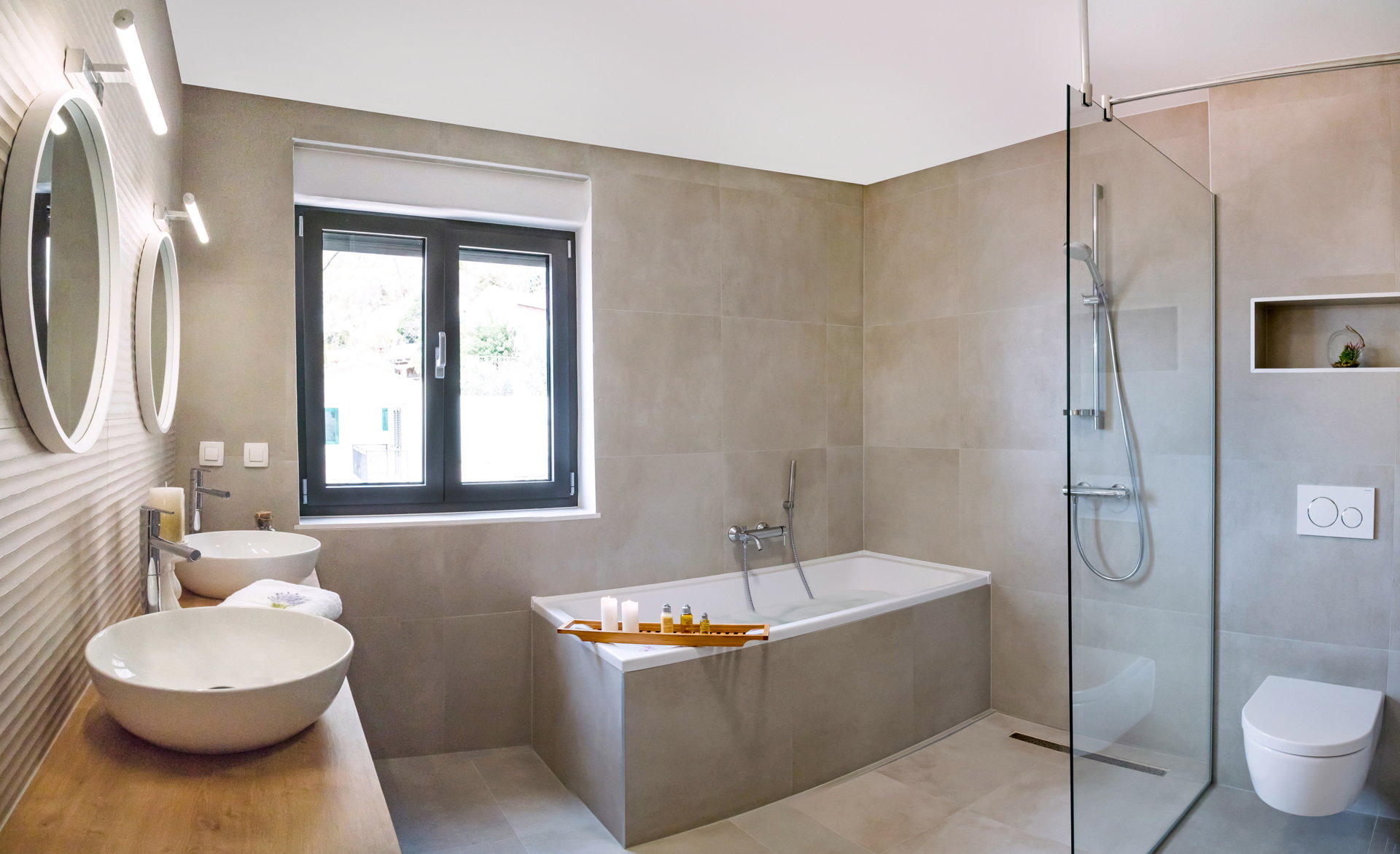 Luxury Villa Diorama with Pool