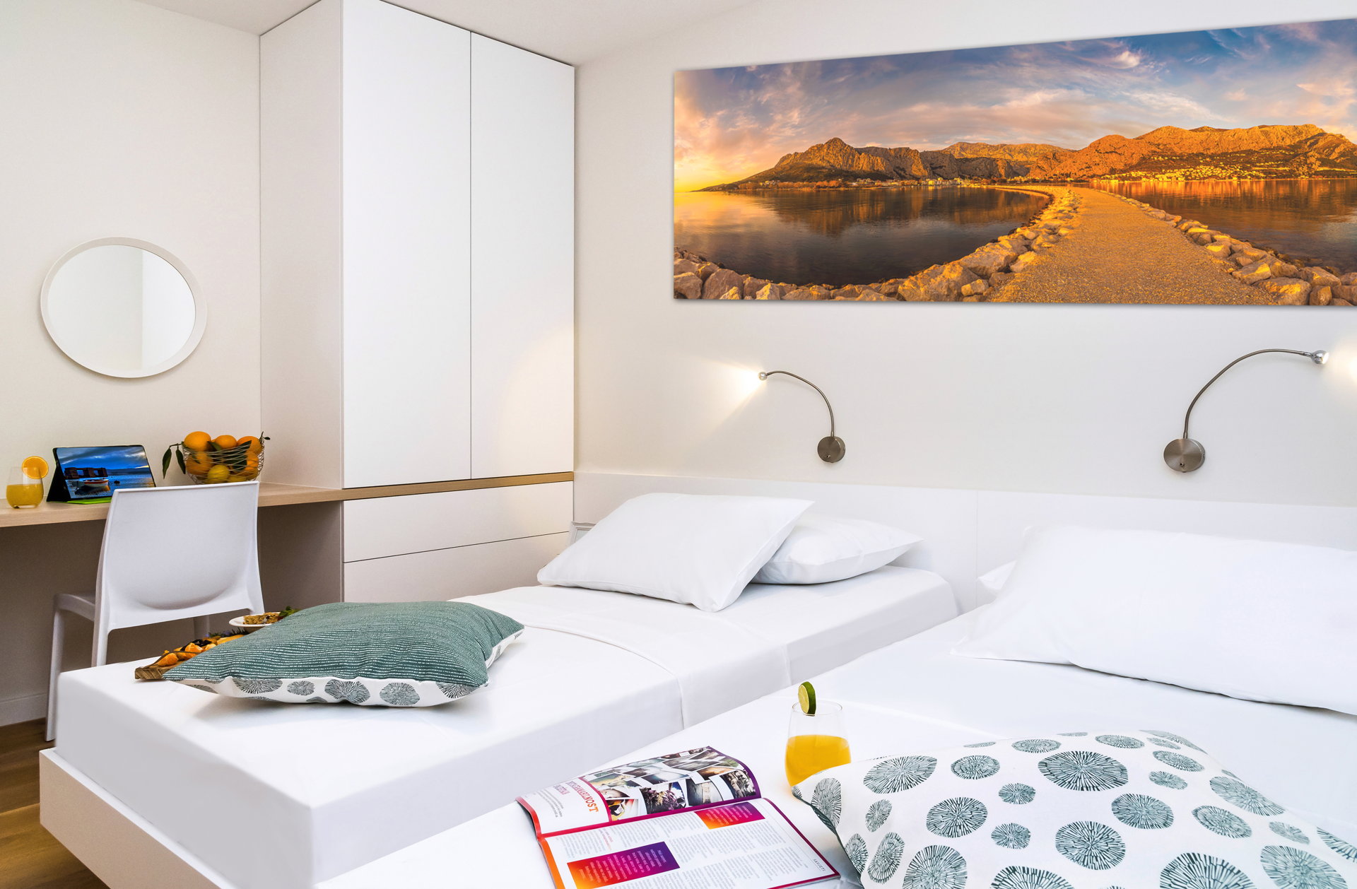 Luxury Villa Diorama with Pool