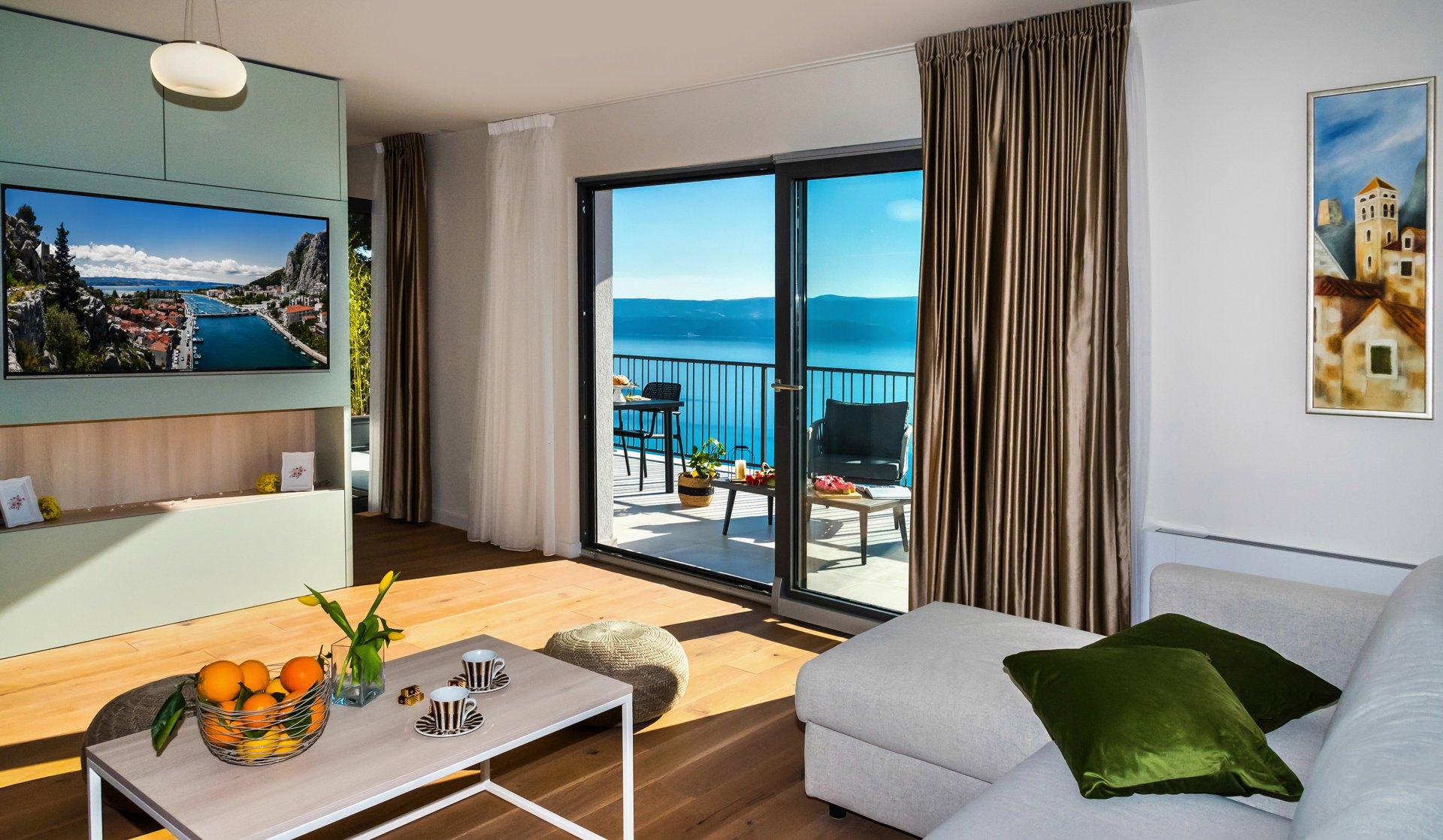 Luxury Villa Diorama with Pool