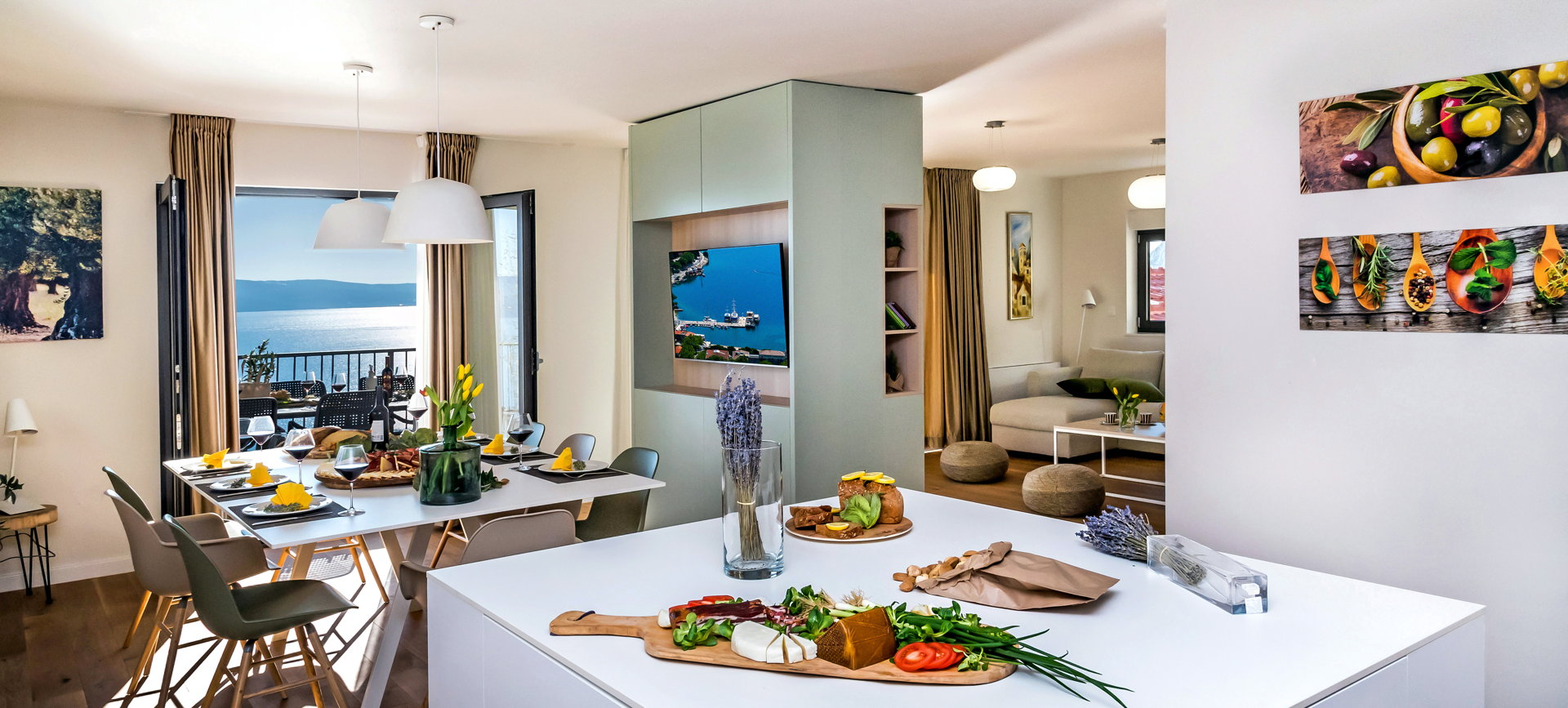 Luxury Villa Diorama with Pool