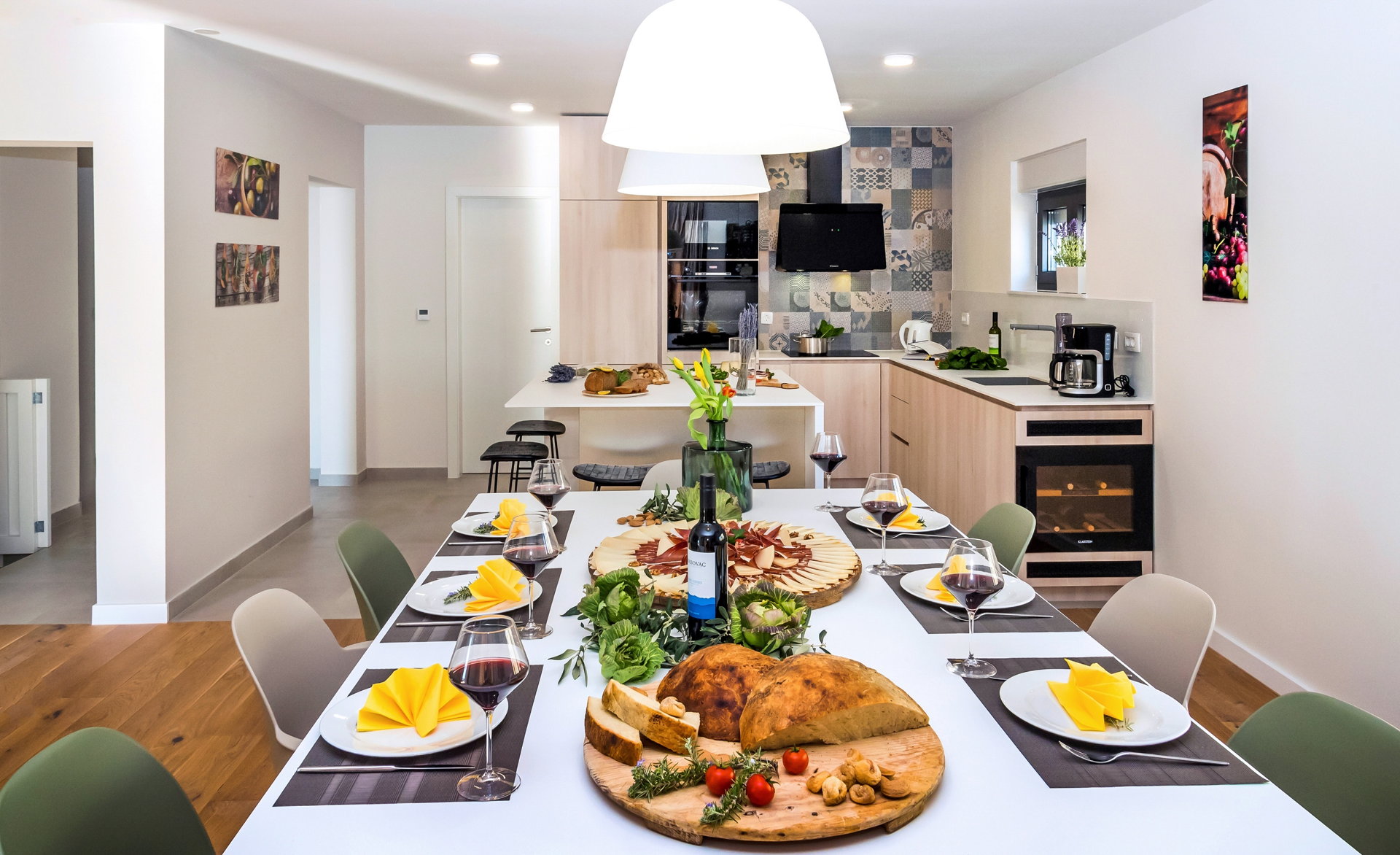 Luxury Villa Diorama with Pool