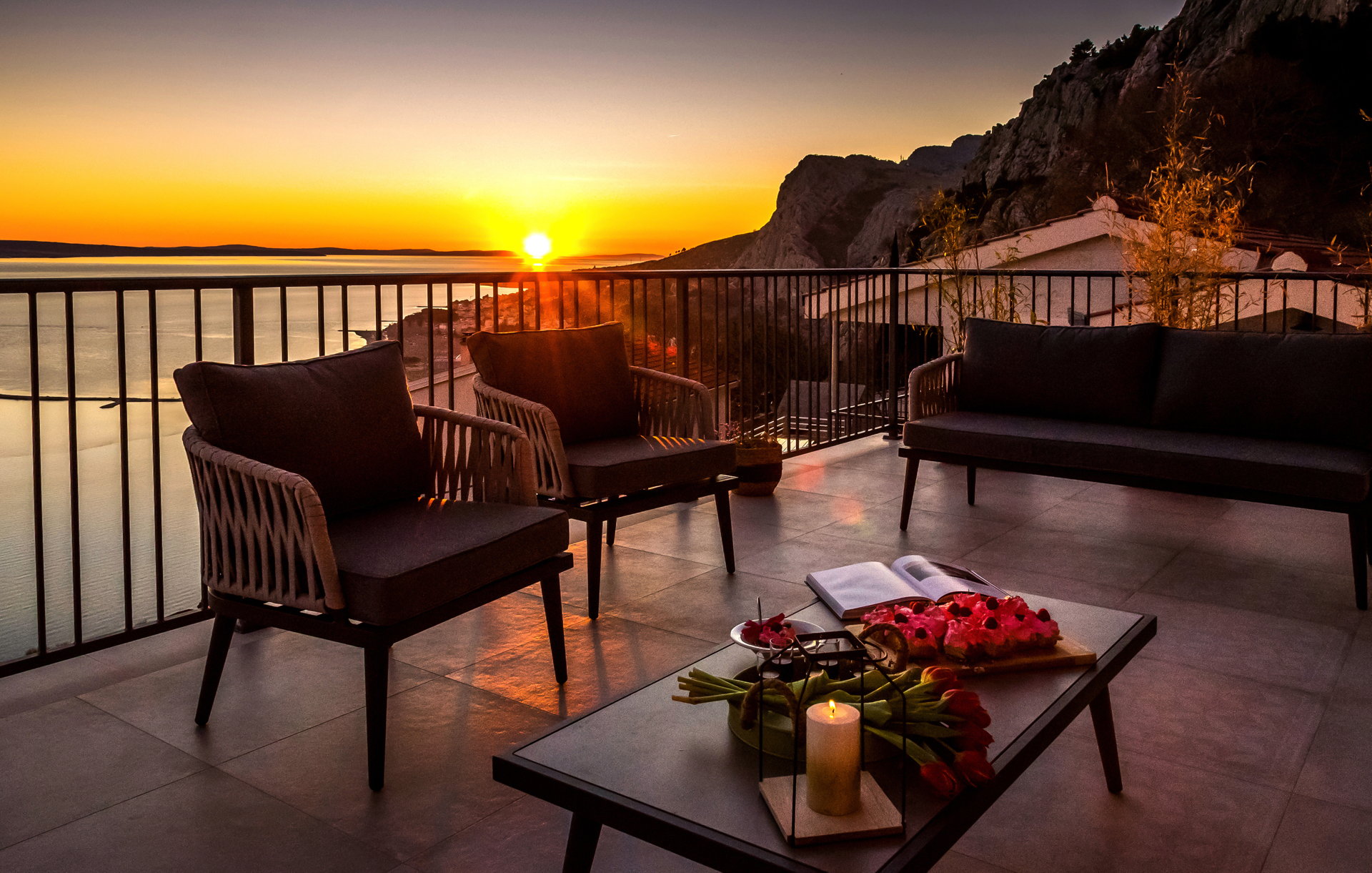 Luxury Villa Diorama with Pool