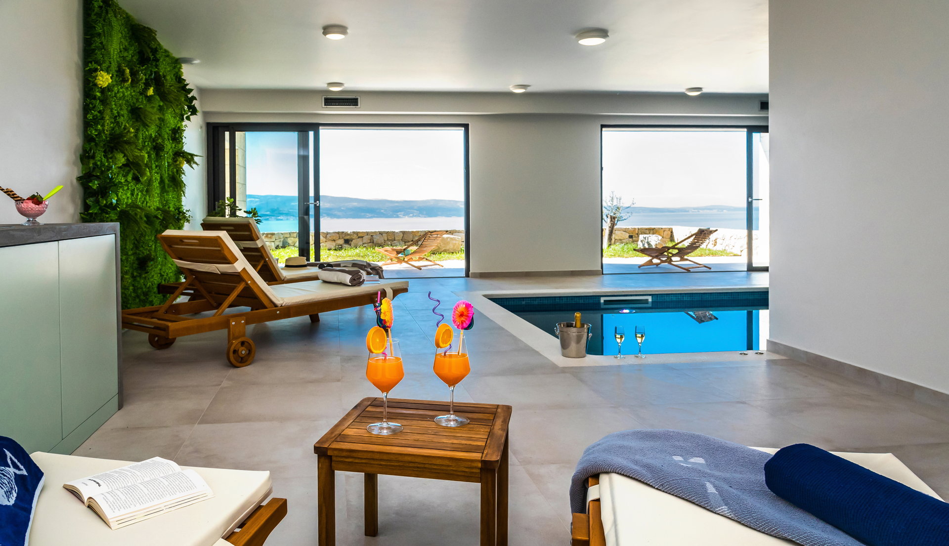 Luxury Villa Diorama with Pool