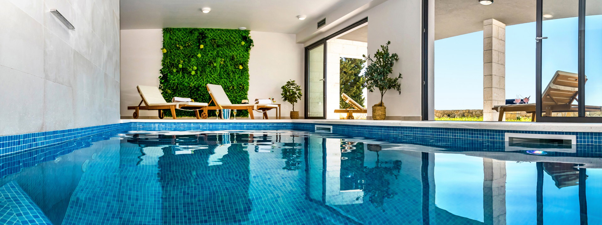 Luxury Villa Diorama with Pool