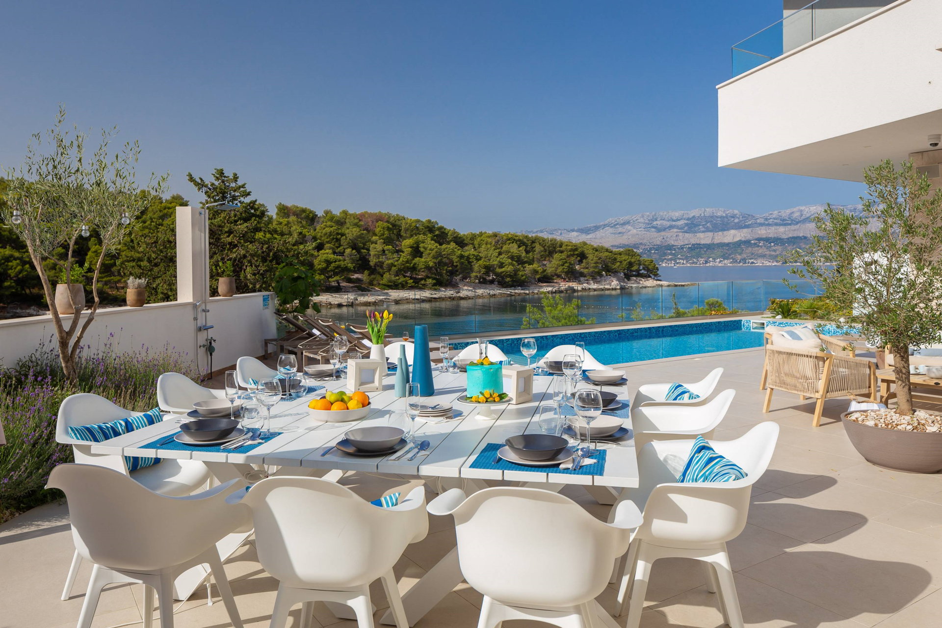 Beachfront Villa Charisma with Pool