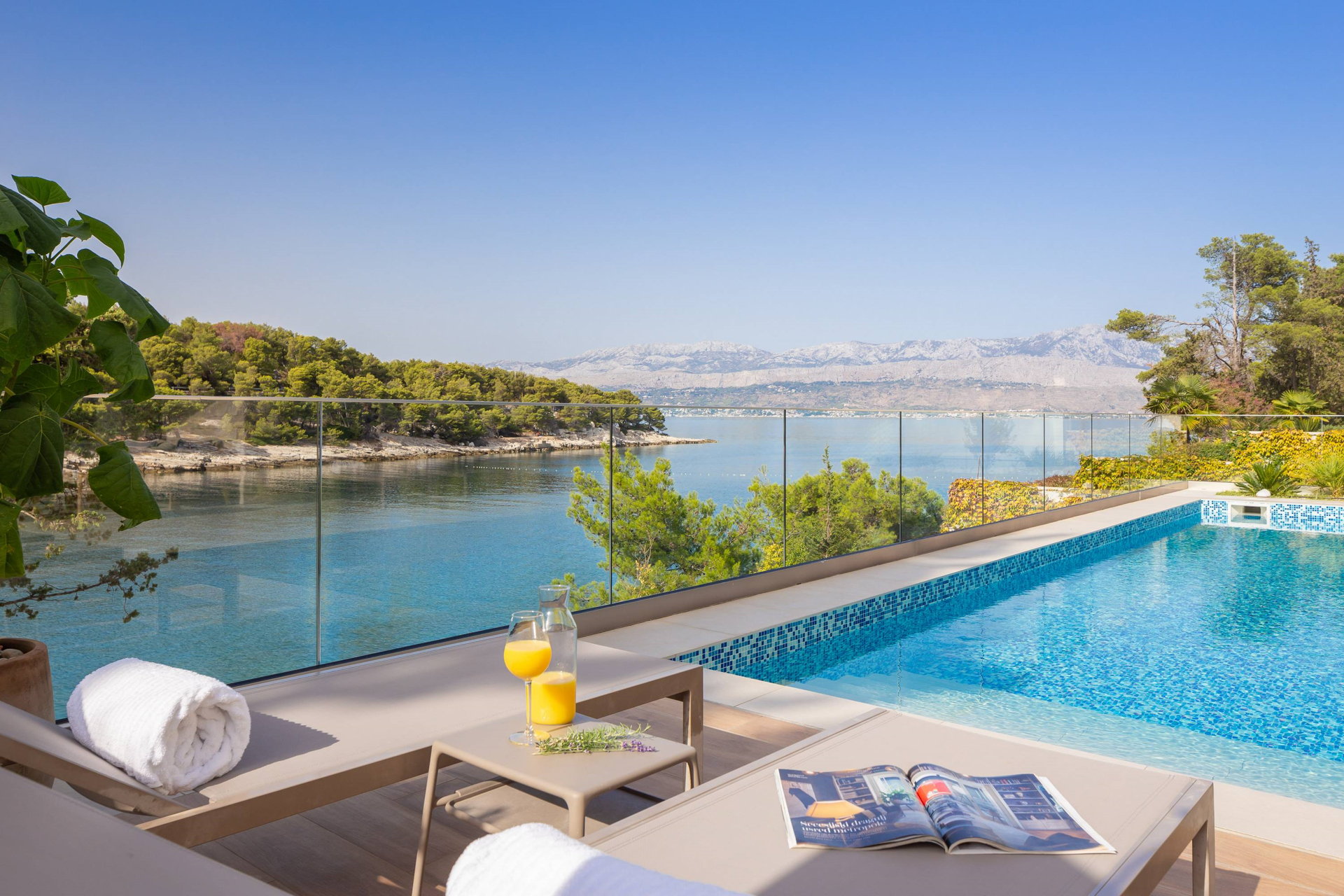 Beachfront Villa Charisma with Pool