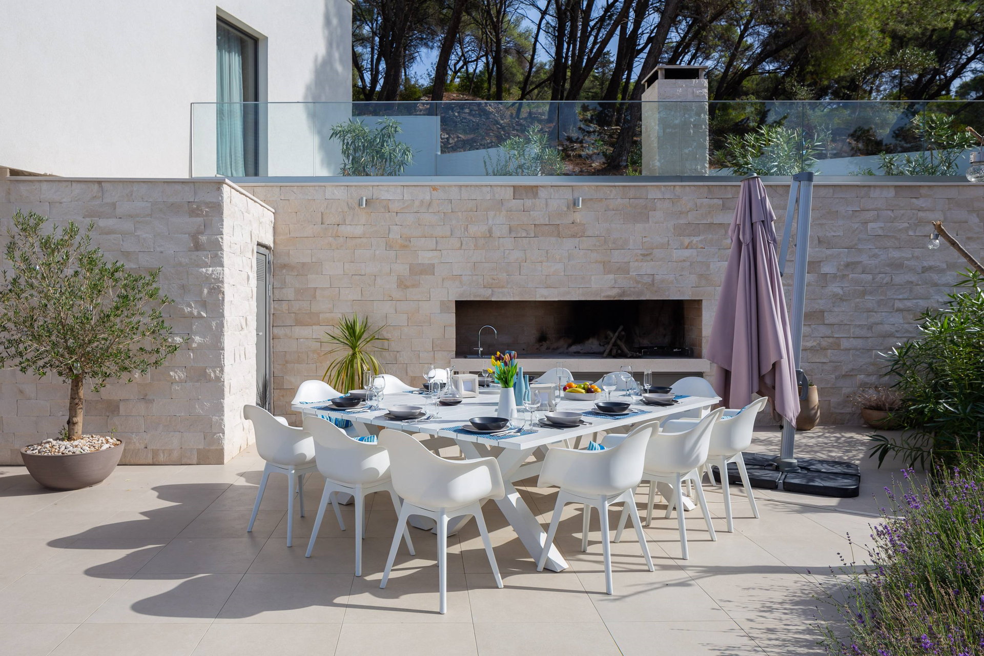 Beachfront Villa Charisma with Pool