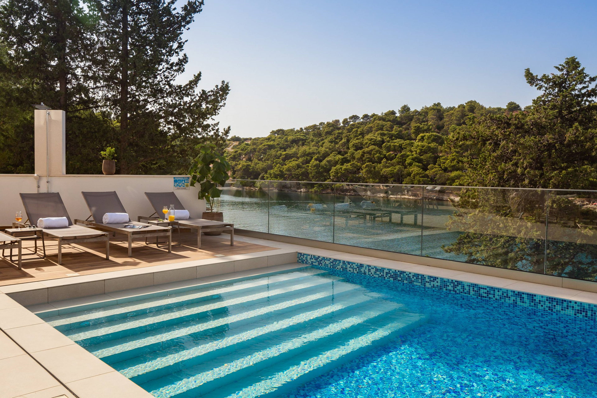 Beachfront Villa Charisma with Pool