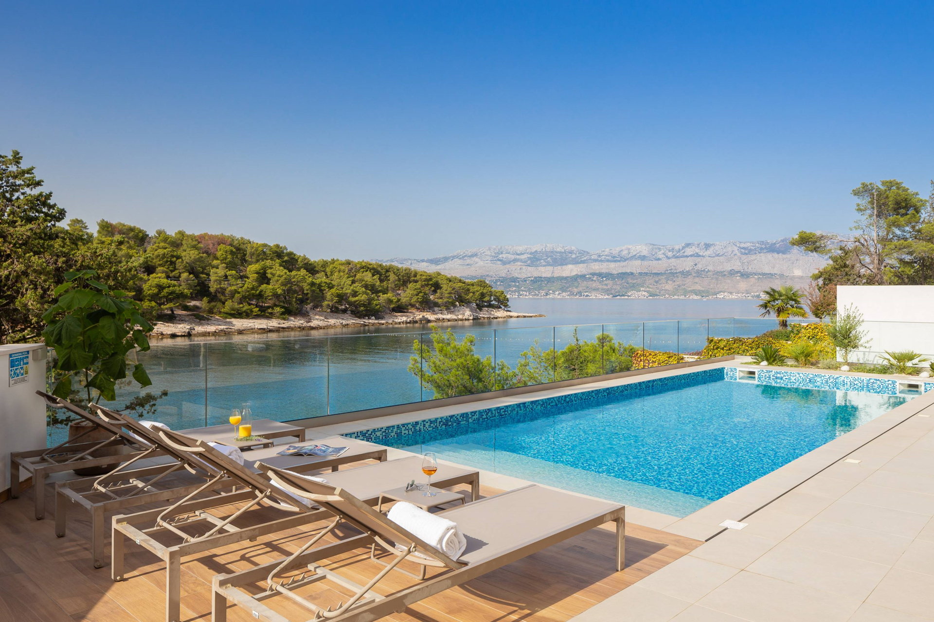 Beachfront Villa Charisma with Pool