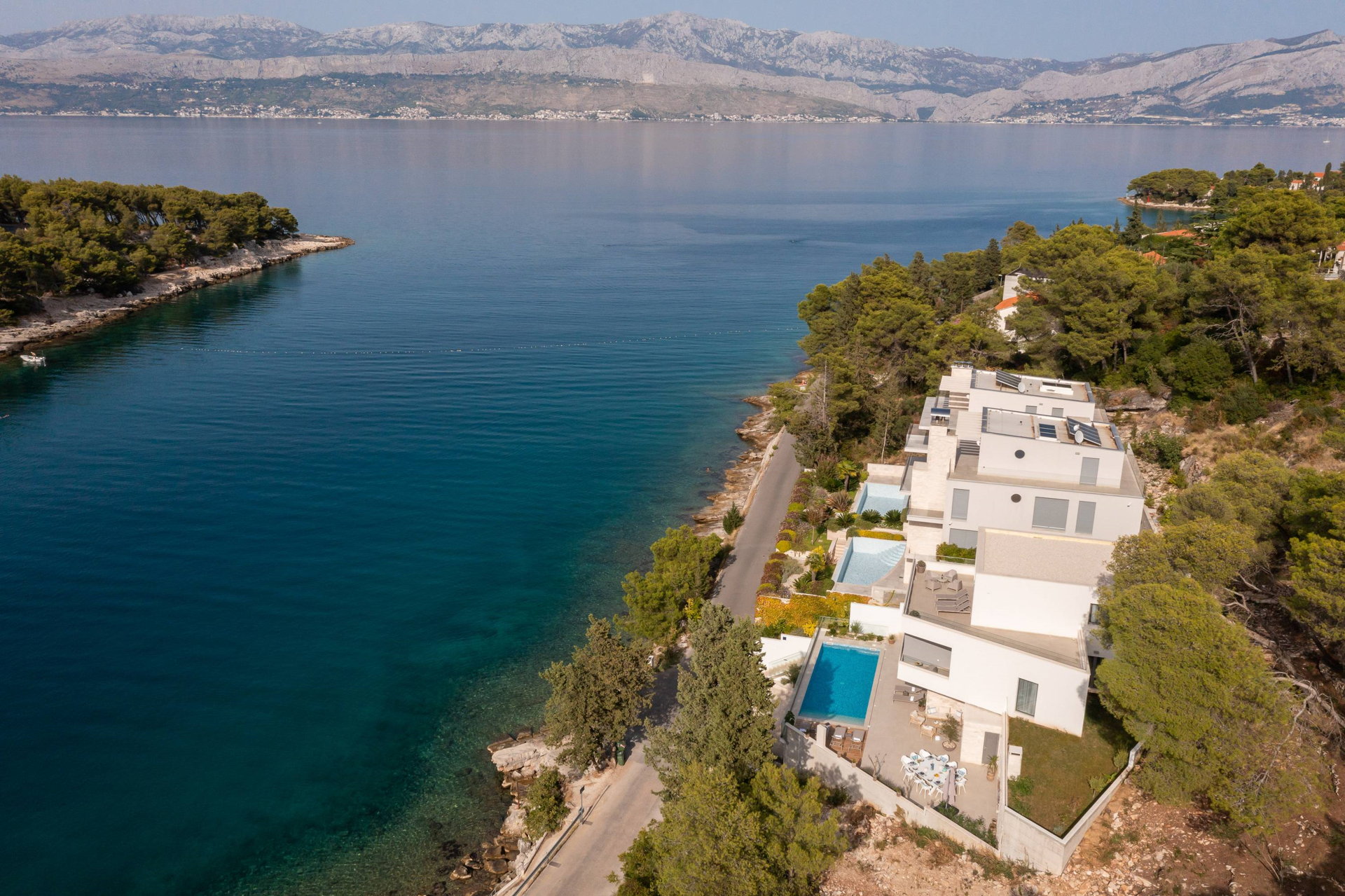 Beachfront Villa Charisma with Pool