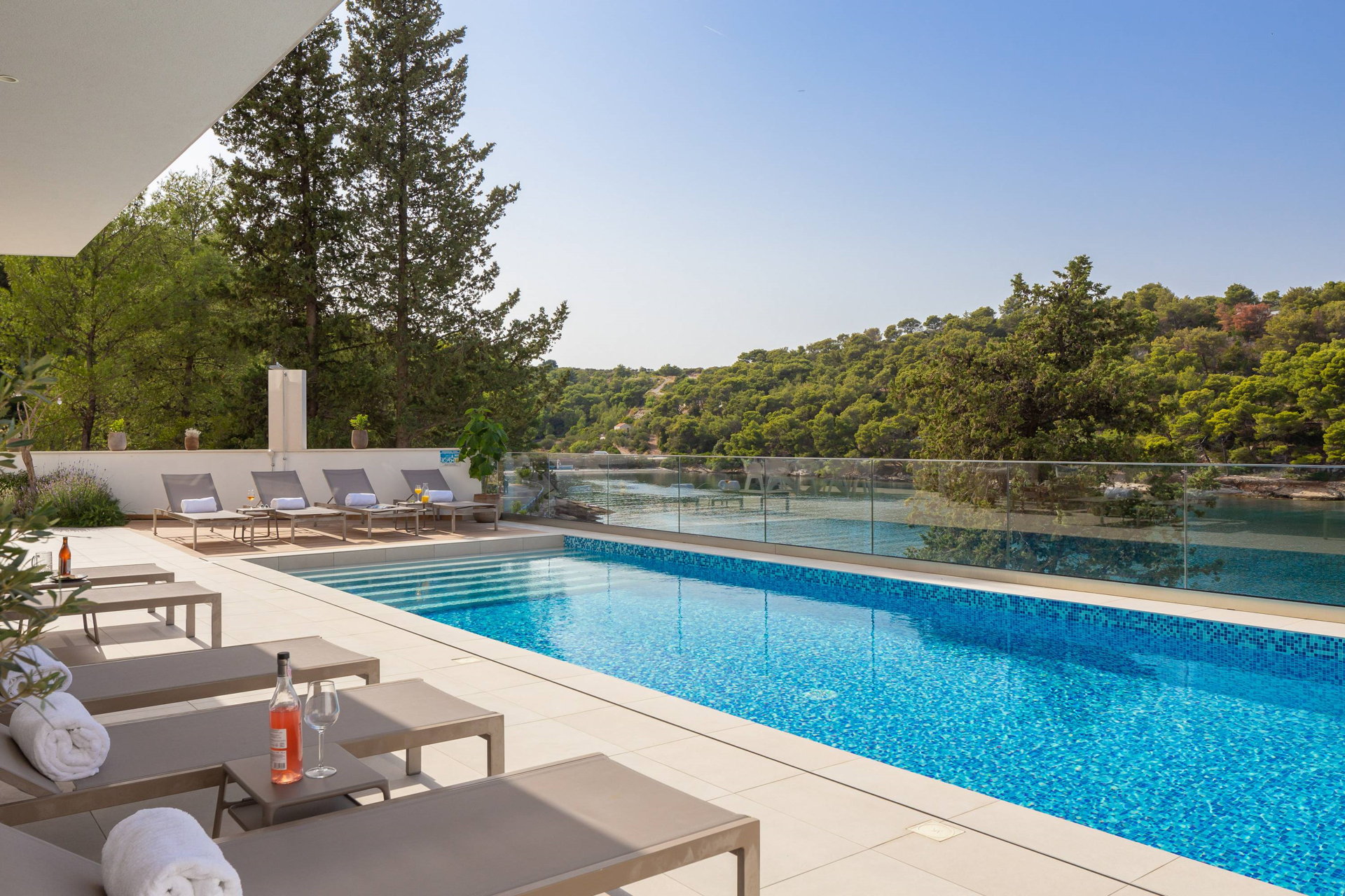 Beachfront Villa Charisma with Pool