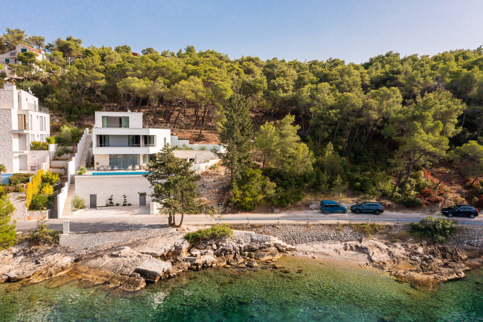 Beachfront Villa Charisma with Pool