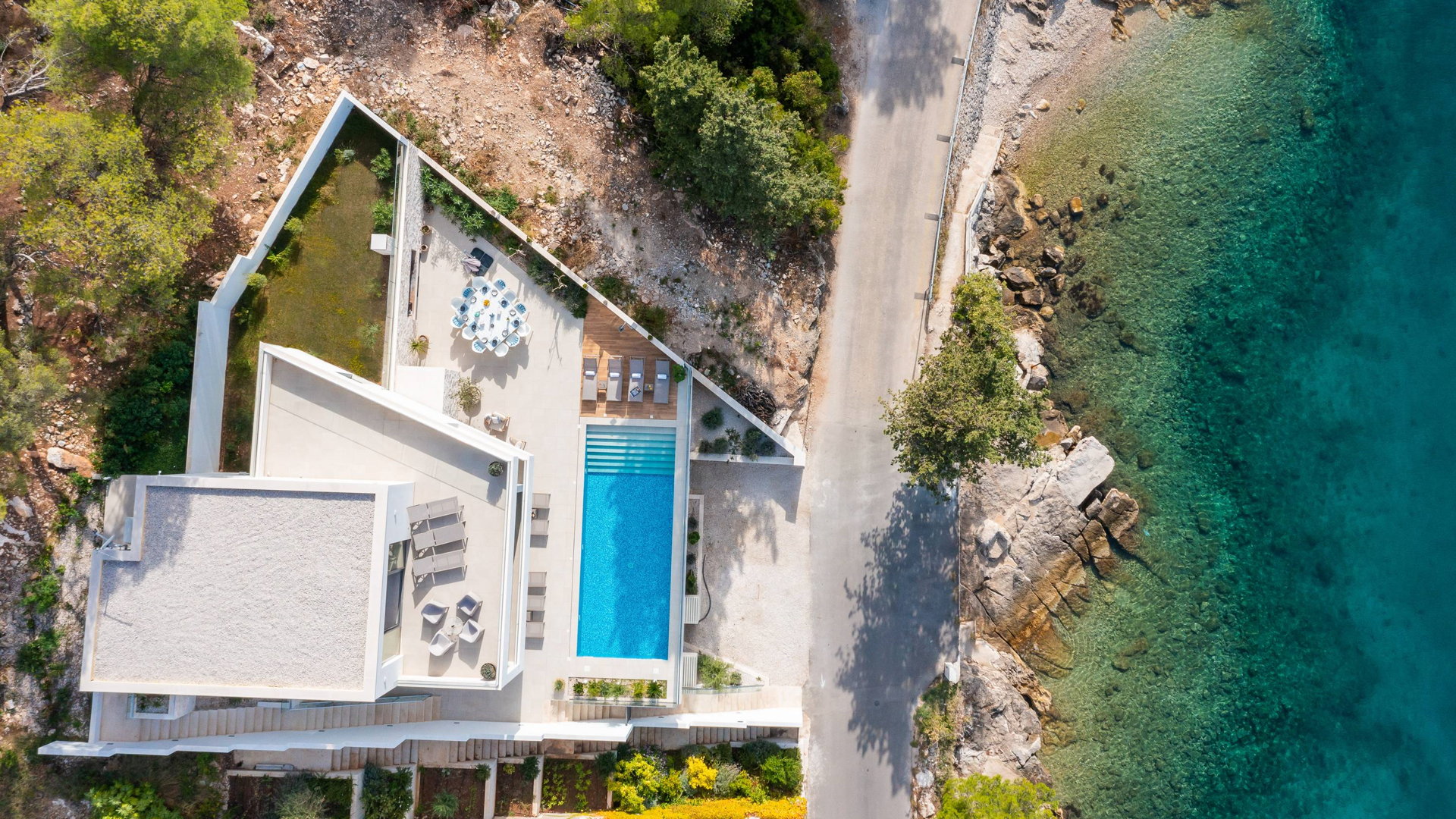 Beachfront Villa Charisma with Pool