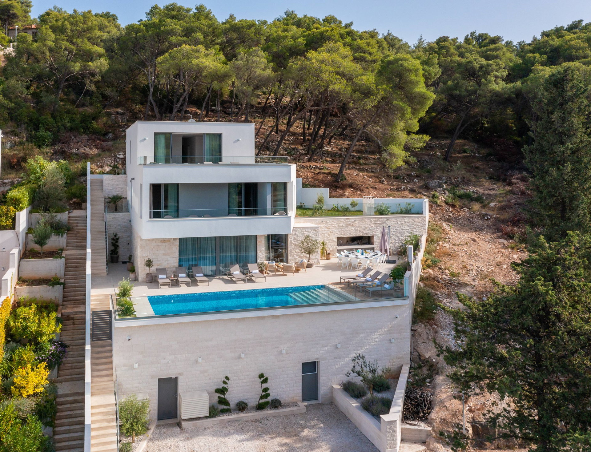 Beachfront Villa Charisma with Pool