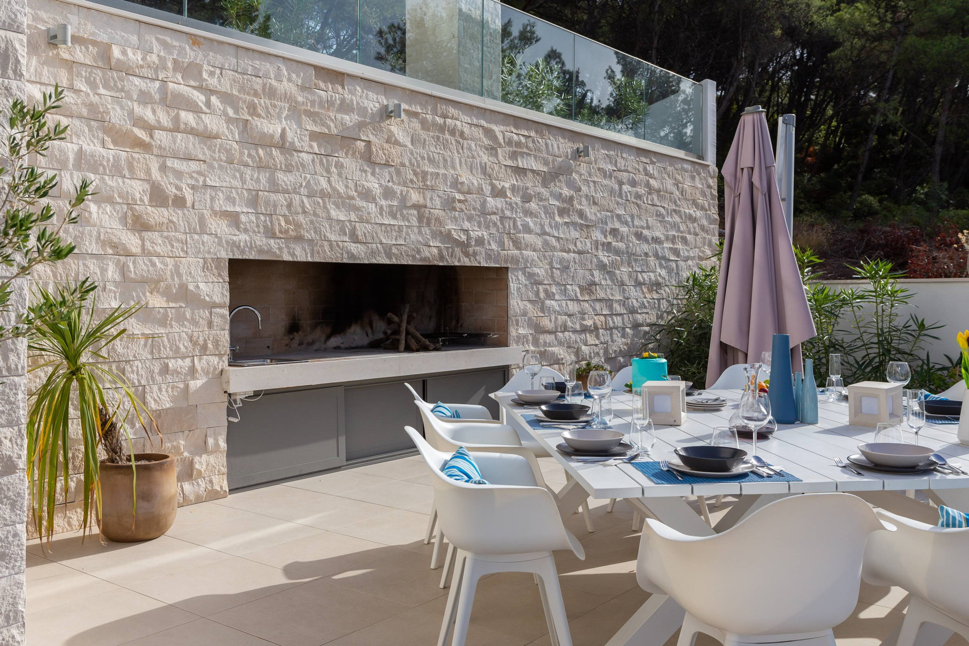 Beachfront Villa Charisma with Pool