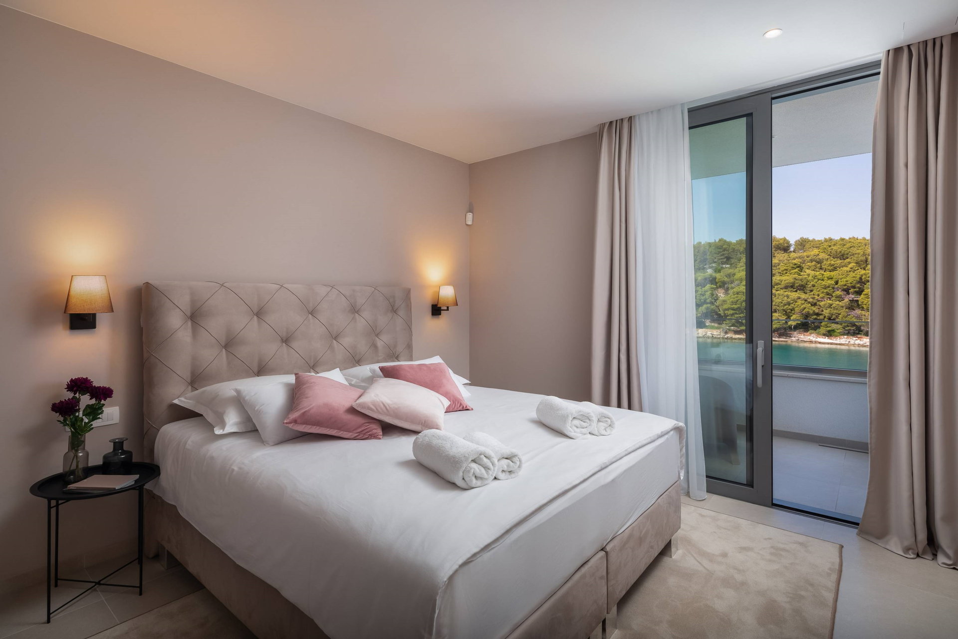 Beachfront Villa Charisma with Pool