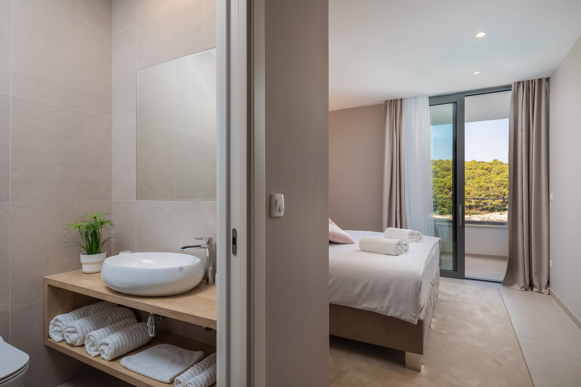 Beachfront Villa Charisma with Pool