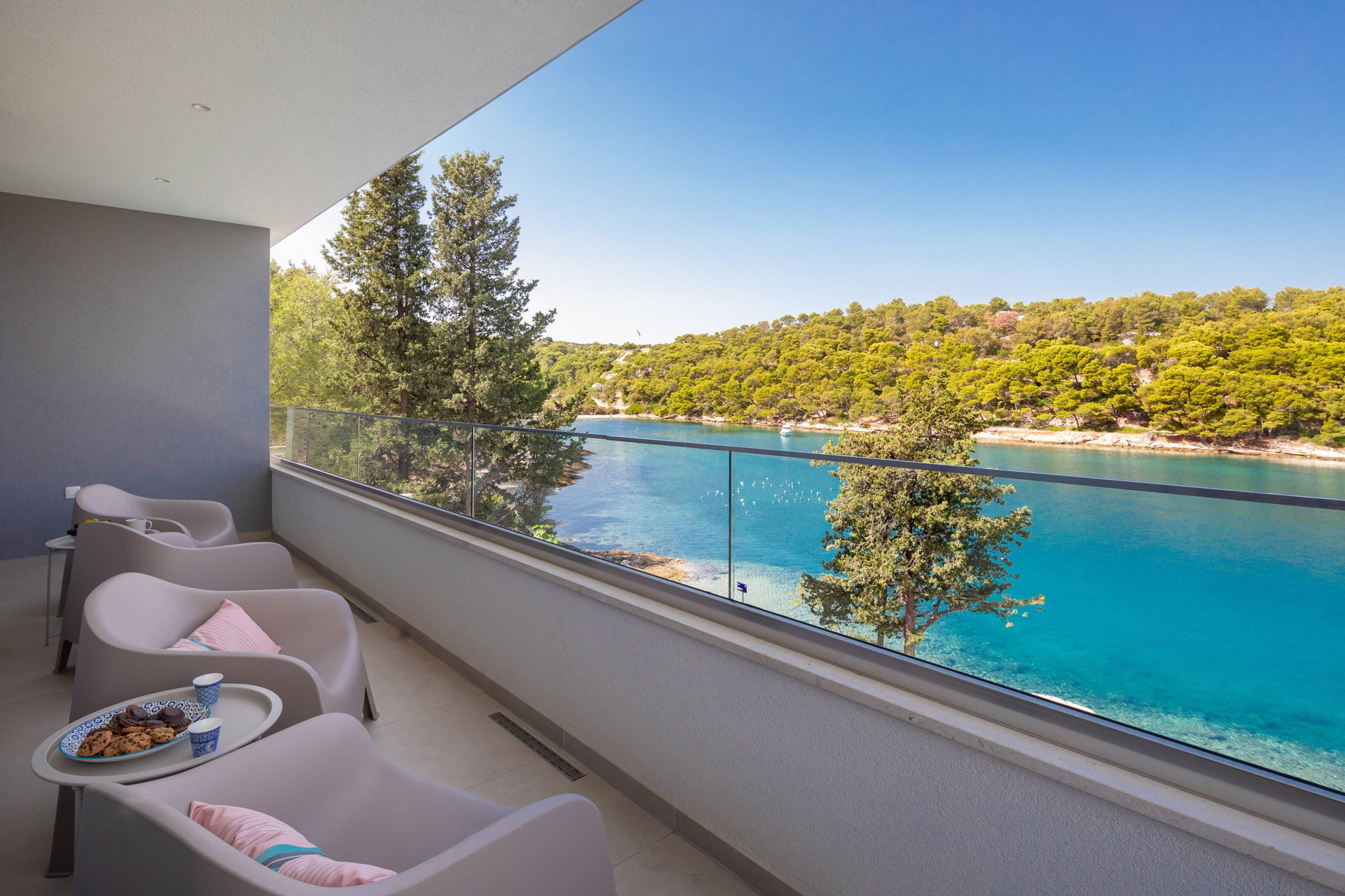 Beachfront Villa Charisma with Pool