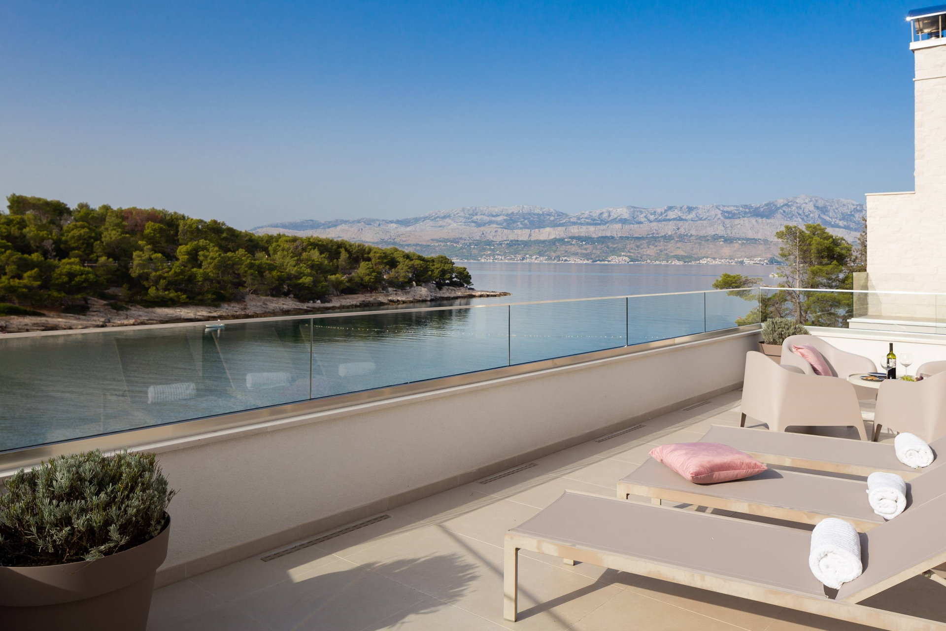 Beachfront Villa Charisma with Pool