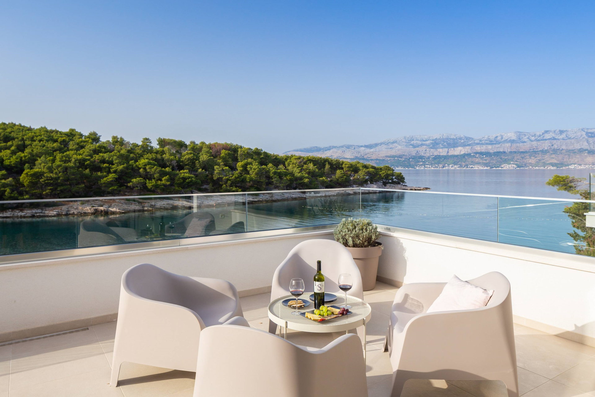 Beachfront Villa Charisma with Pool