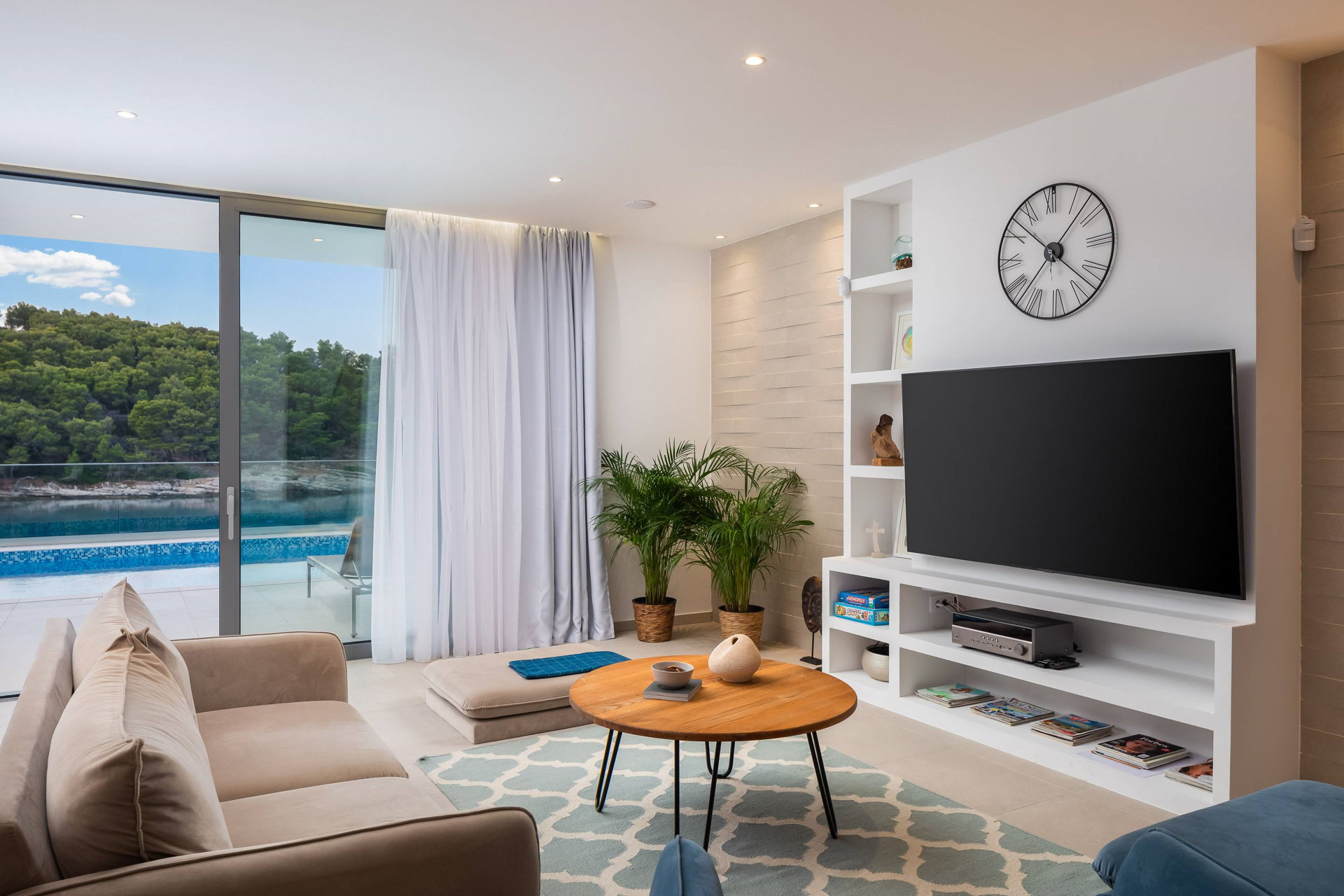 Beachfront Villa Charisma with Pool