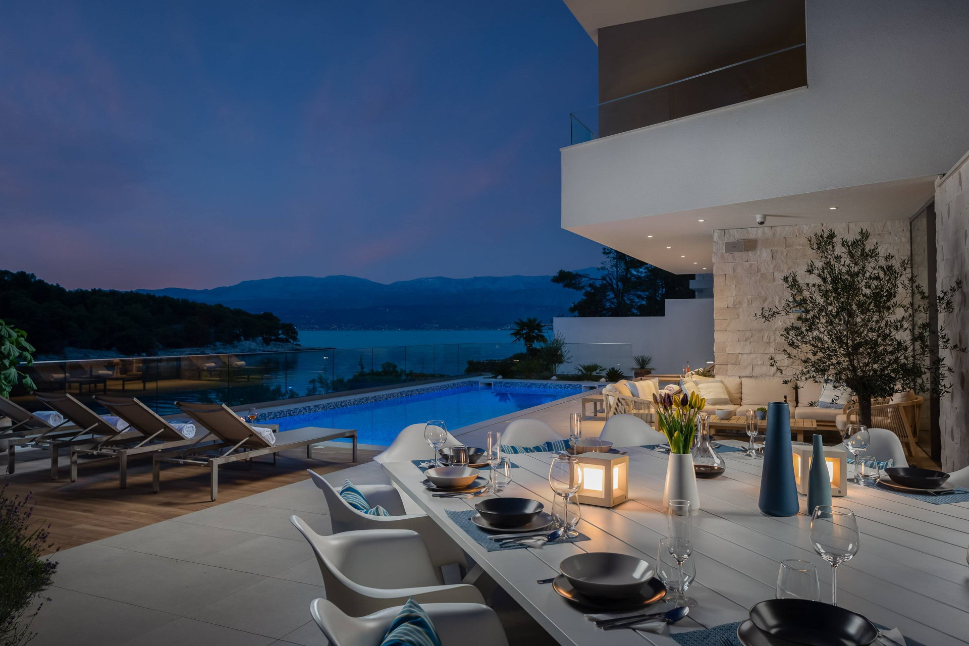 Beachfront Villa Charisma with Pool