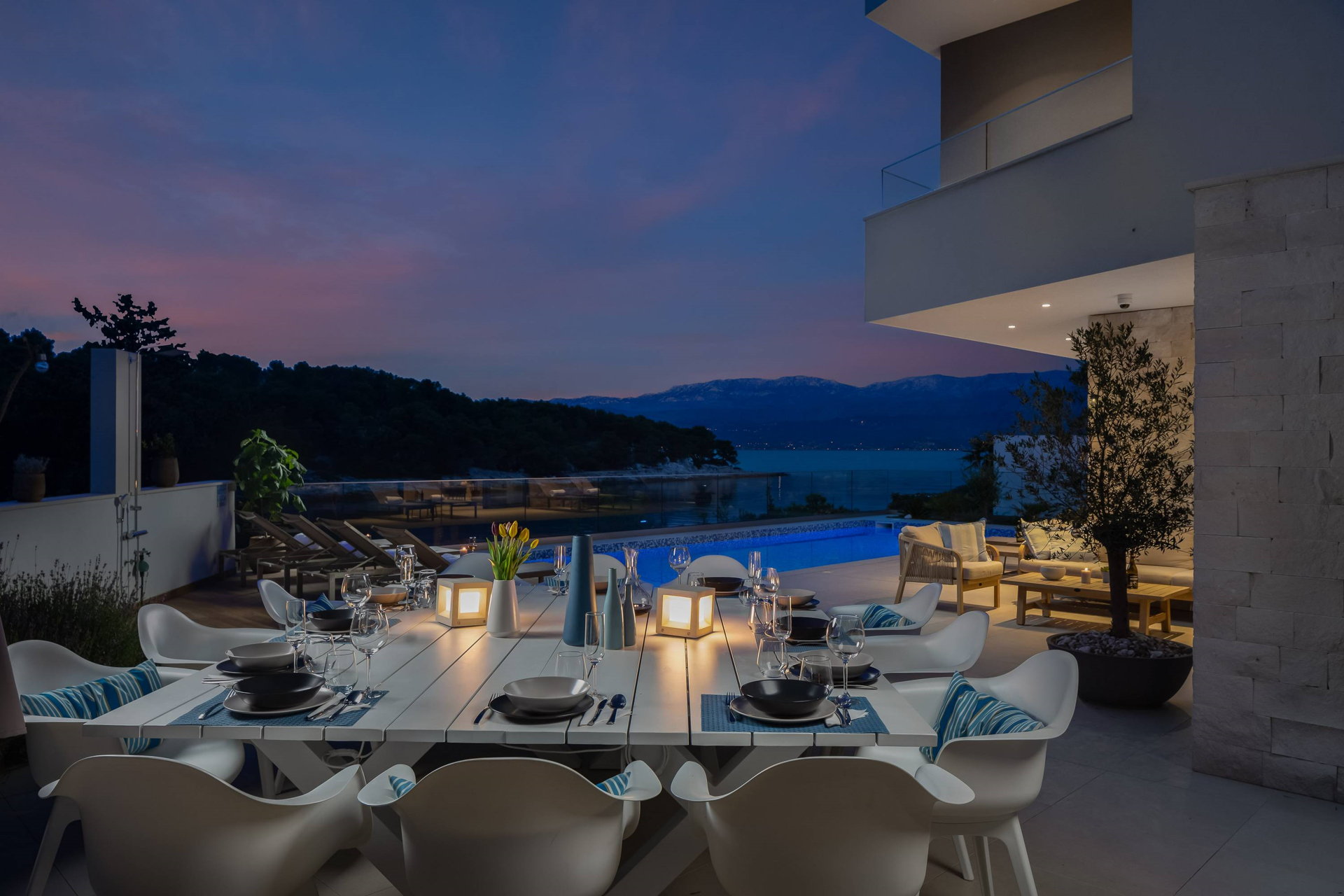 Beachfront Villa Charisma with Pool