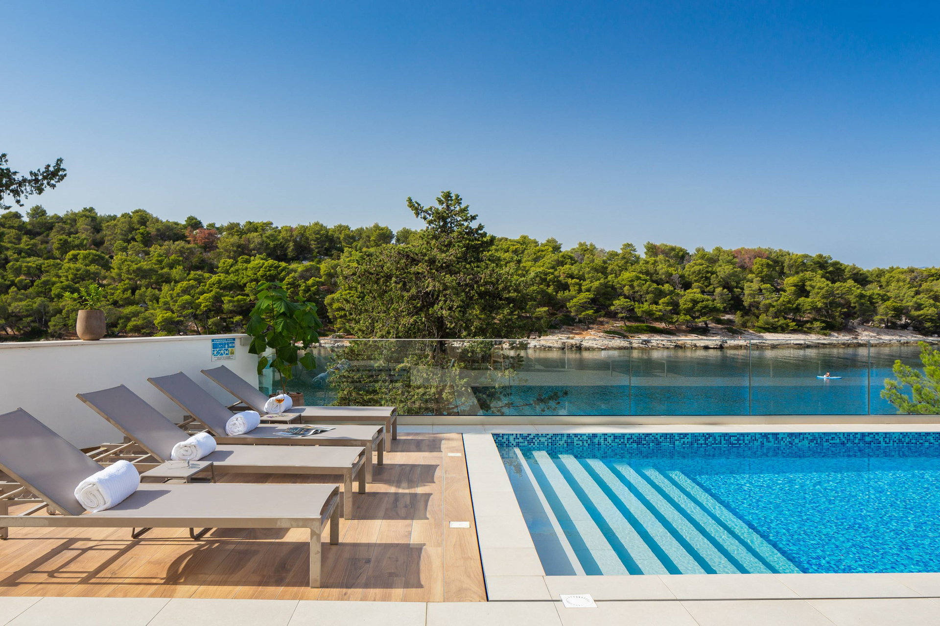 Beachfront Villa Charisma with Pool