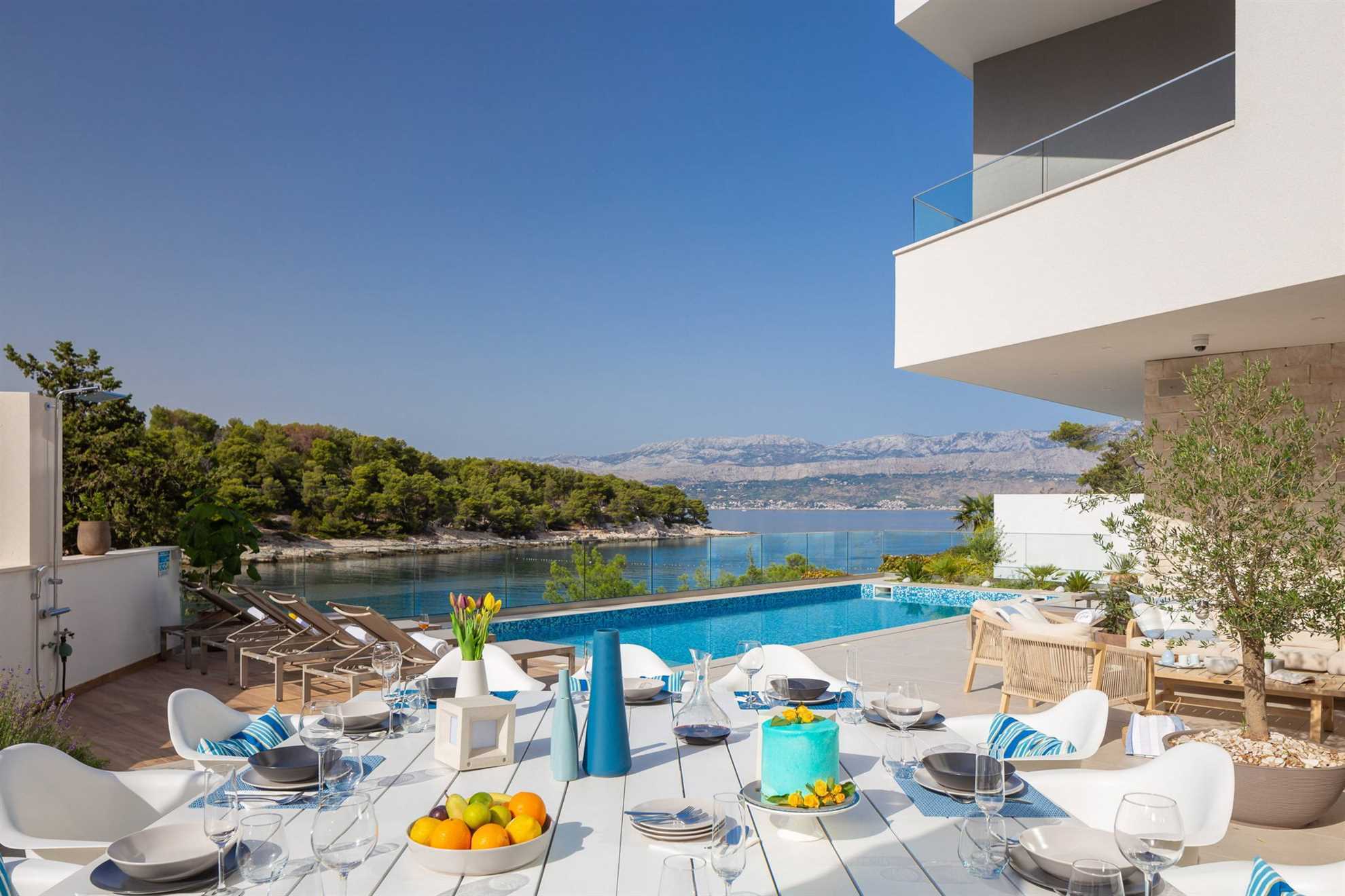 Image of Beachfront Villa Charisma with Pool