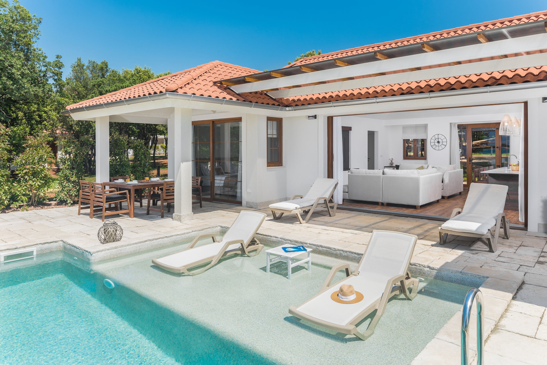 Beachfront Villa Poeta with Pool