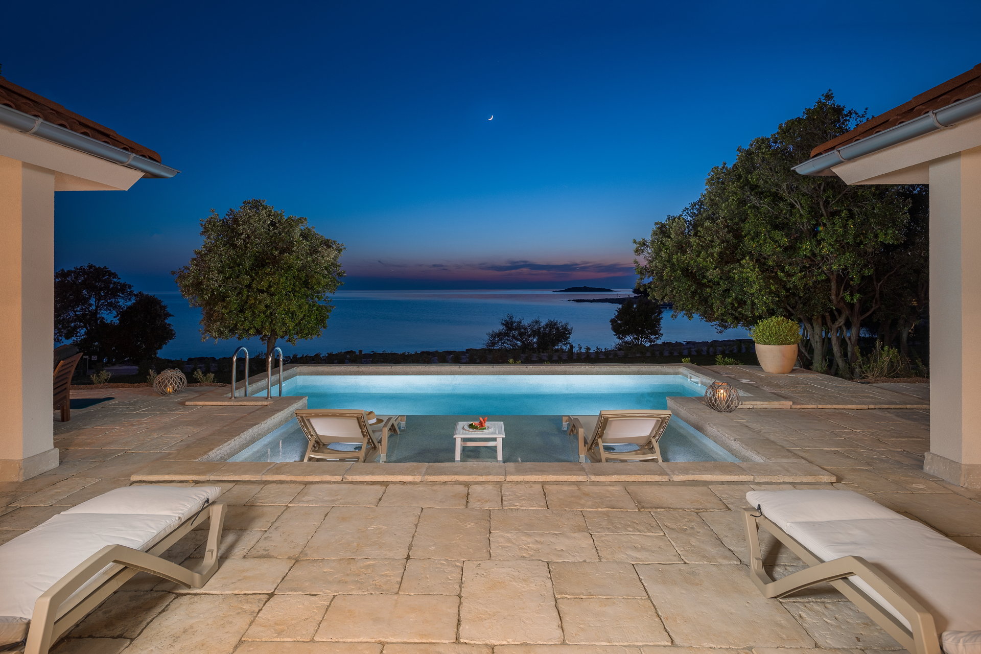 Beachfront Villa Poeta with Pool