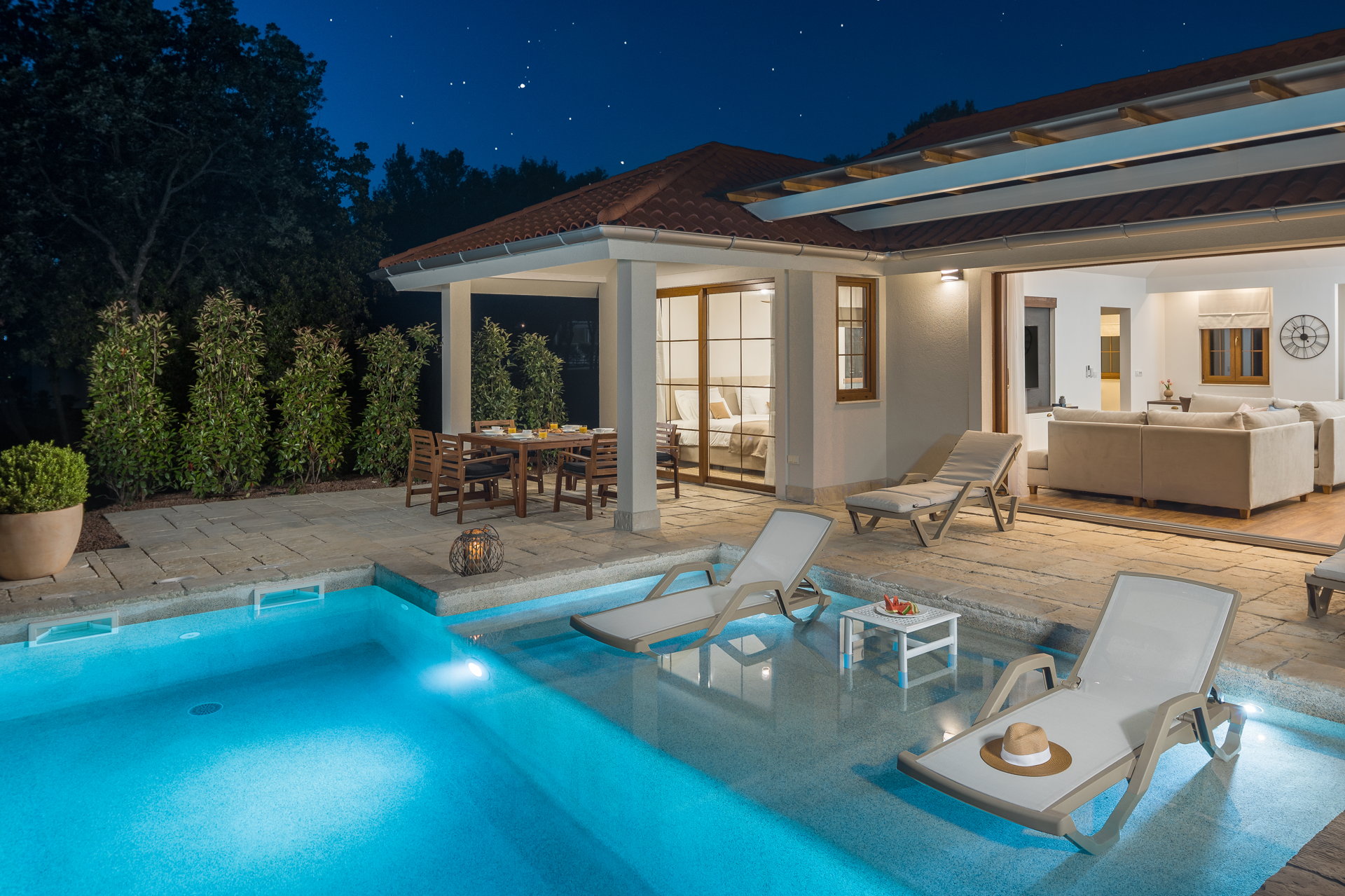 Beachfront Villa Poeta with Pool