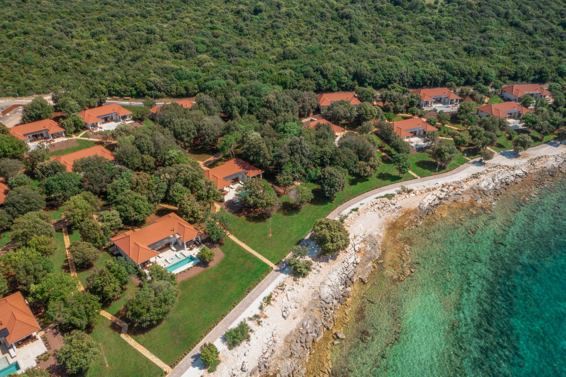 Beachfront Villa Poeta with Pool