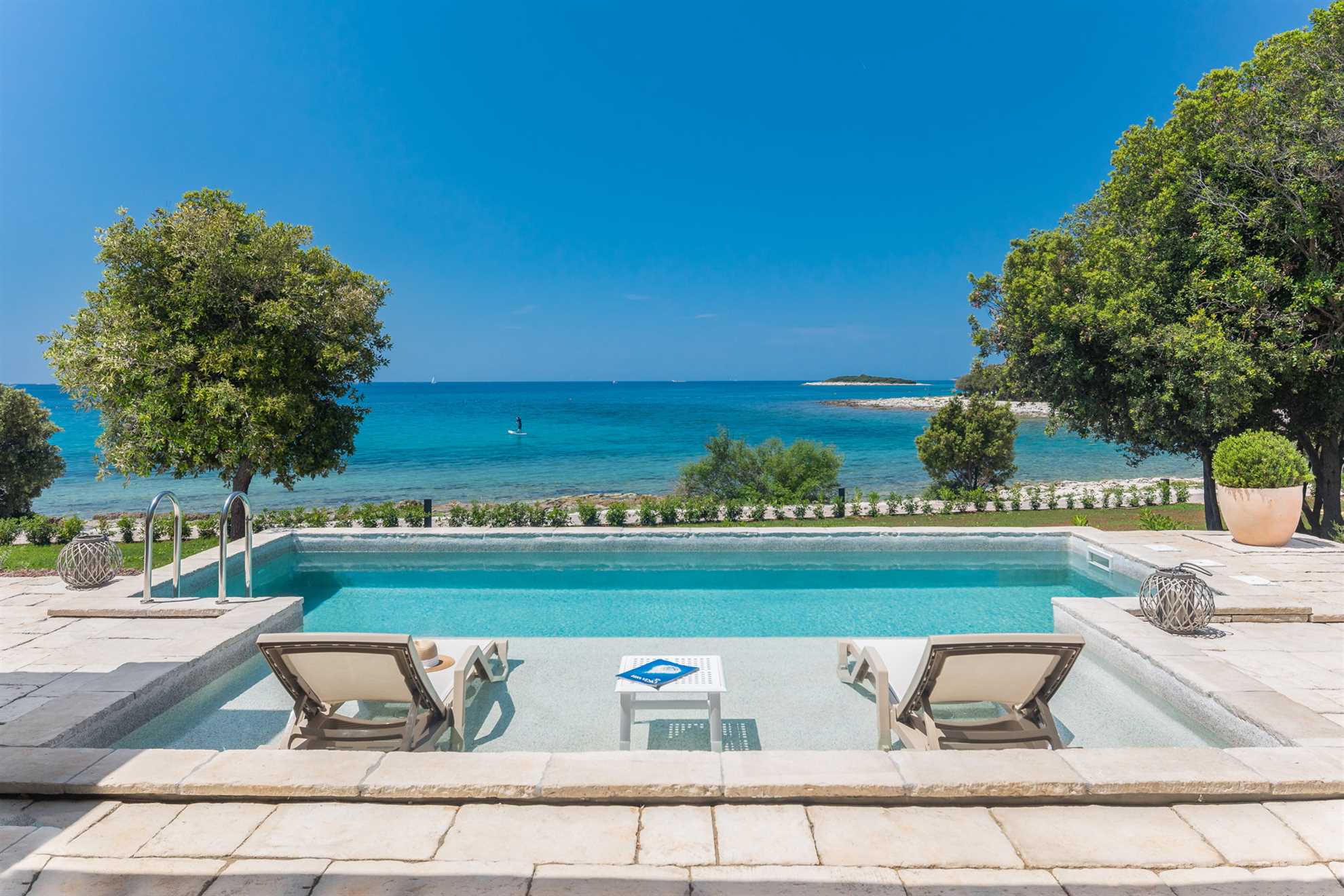 Image of Beachfront Villa Poeta with Pool