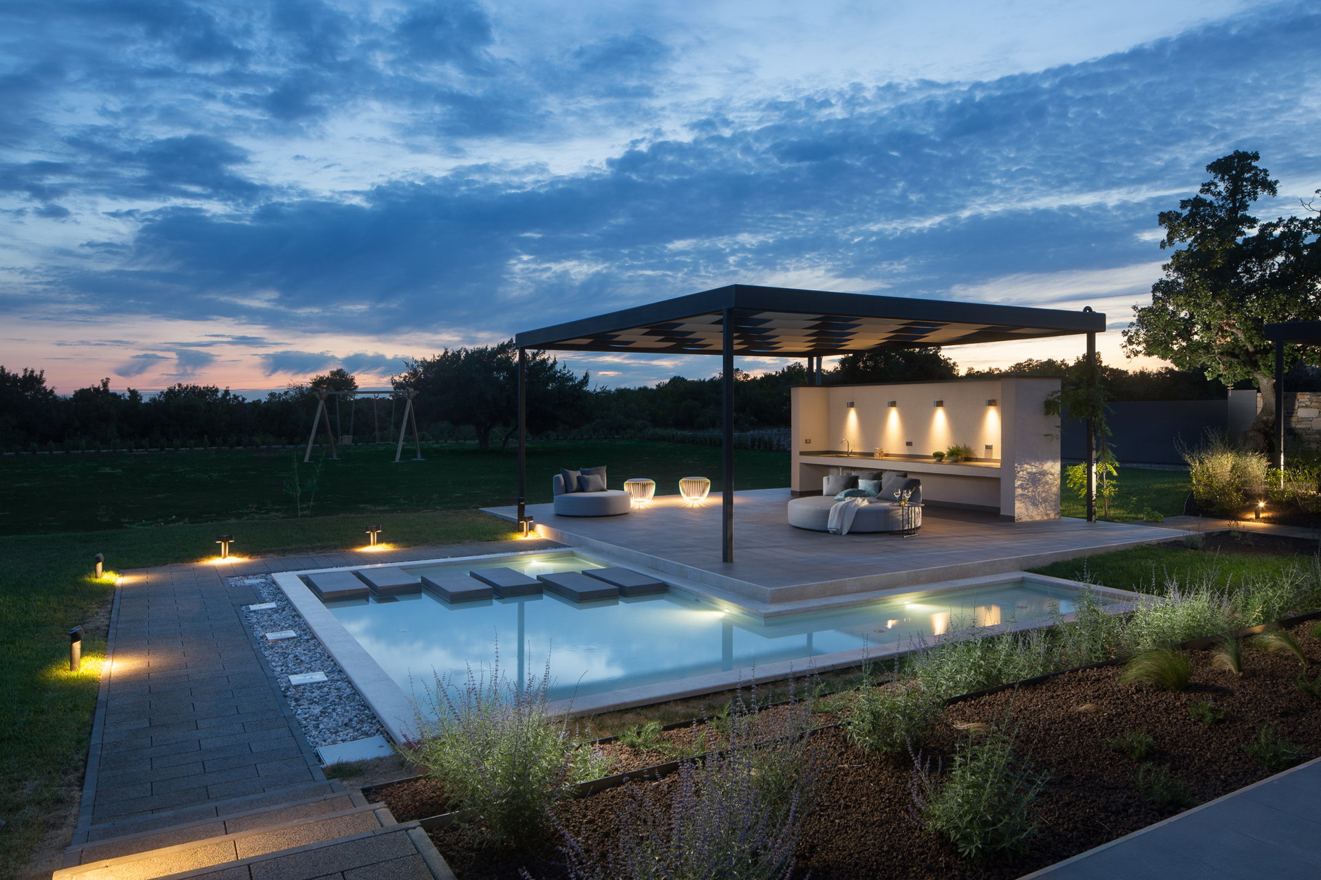 Luxury Villa Starry Night with Pool