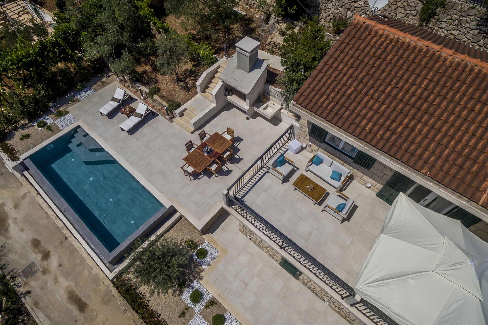 Villa Brazza with Infinity Pool