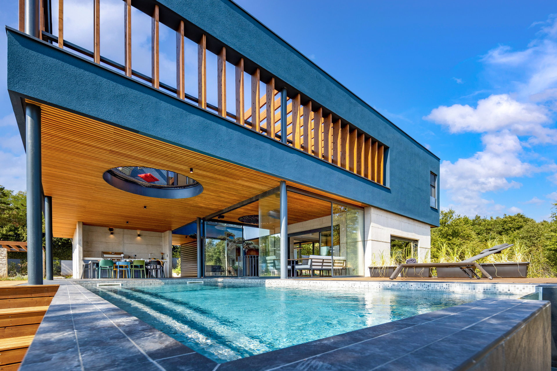 Image of Luxury Villa Red Carpet with Pool
