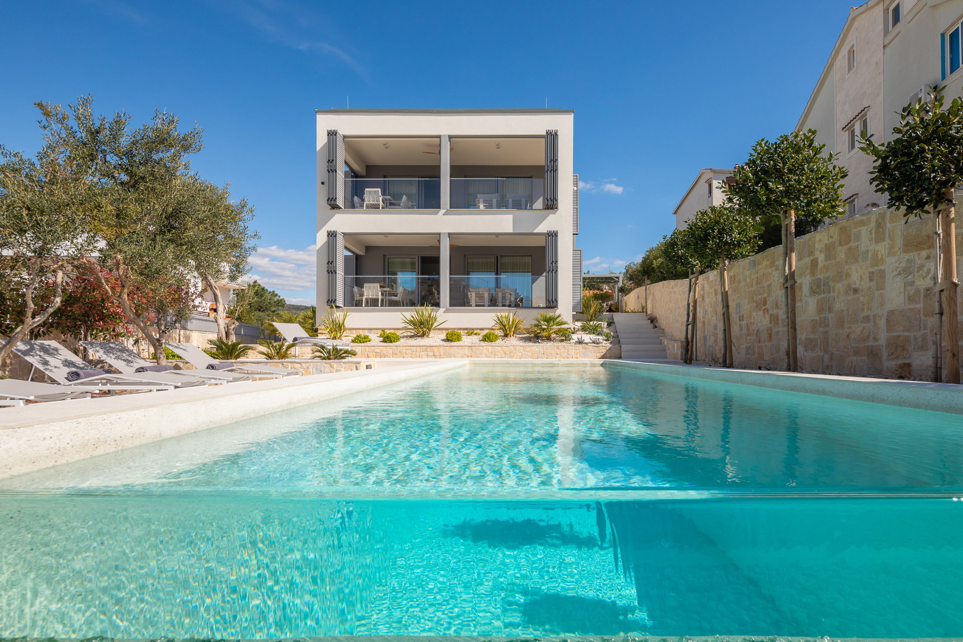 Beachfront Villa Sea Colors with Pool