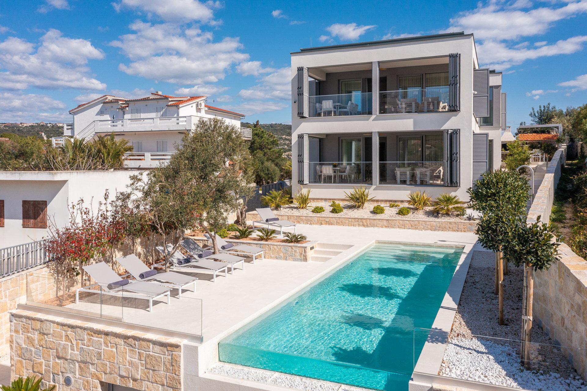 Beachfront Villa Sea Colors with Pool