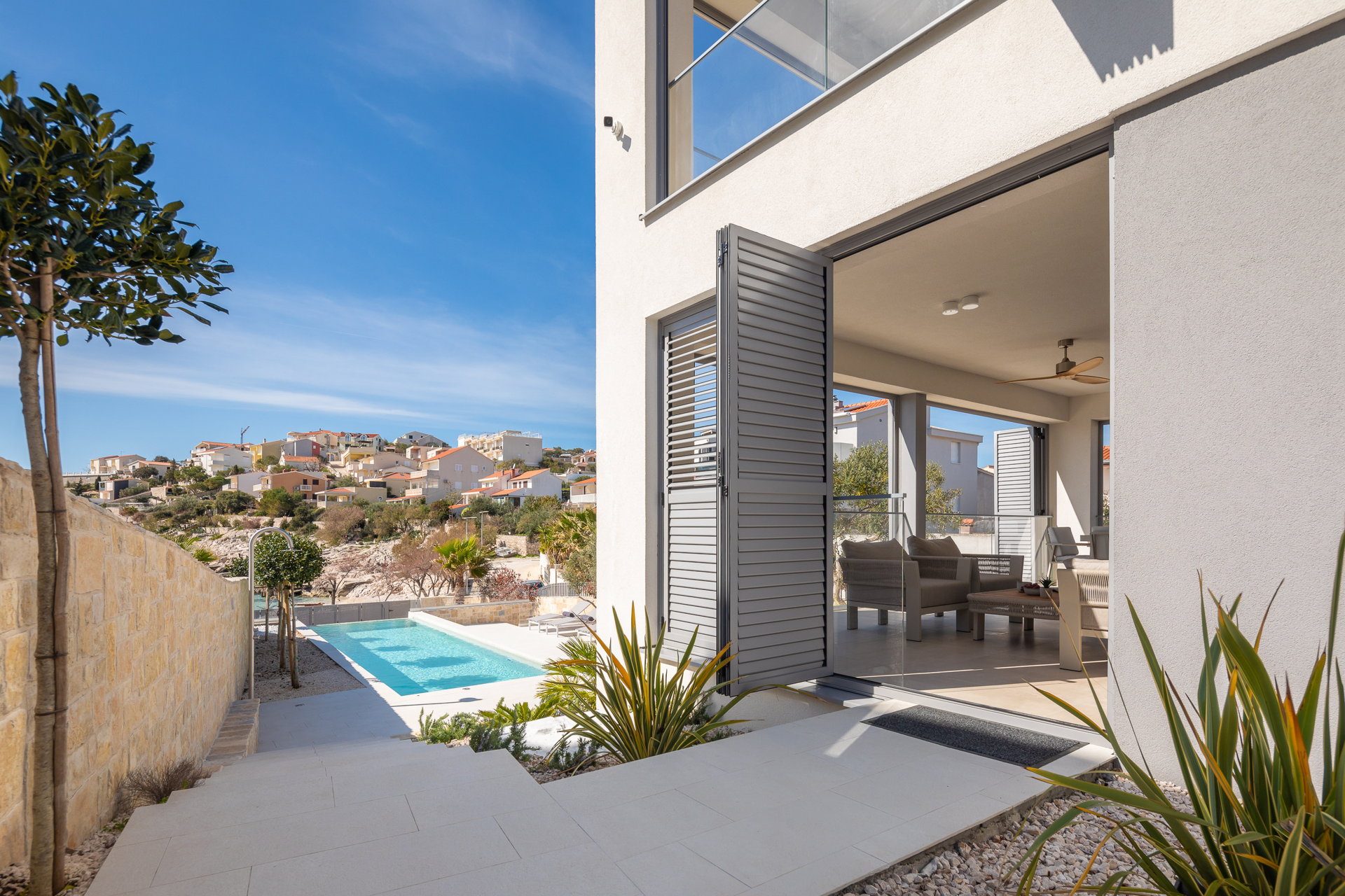 Beachfront Villa Sea Colors with Pool