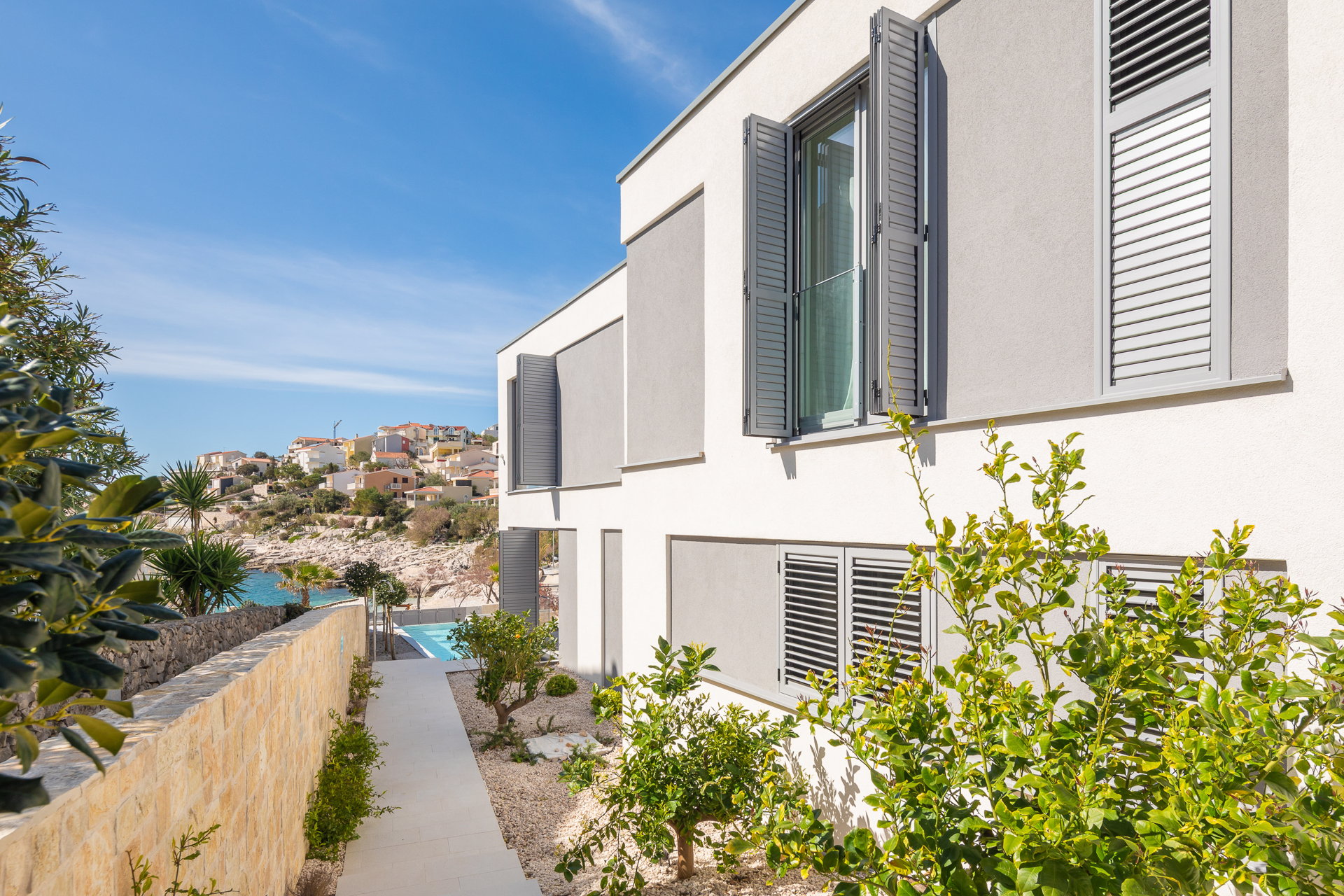 Beachfront Villa Sea Colors with Pool