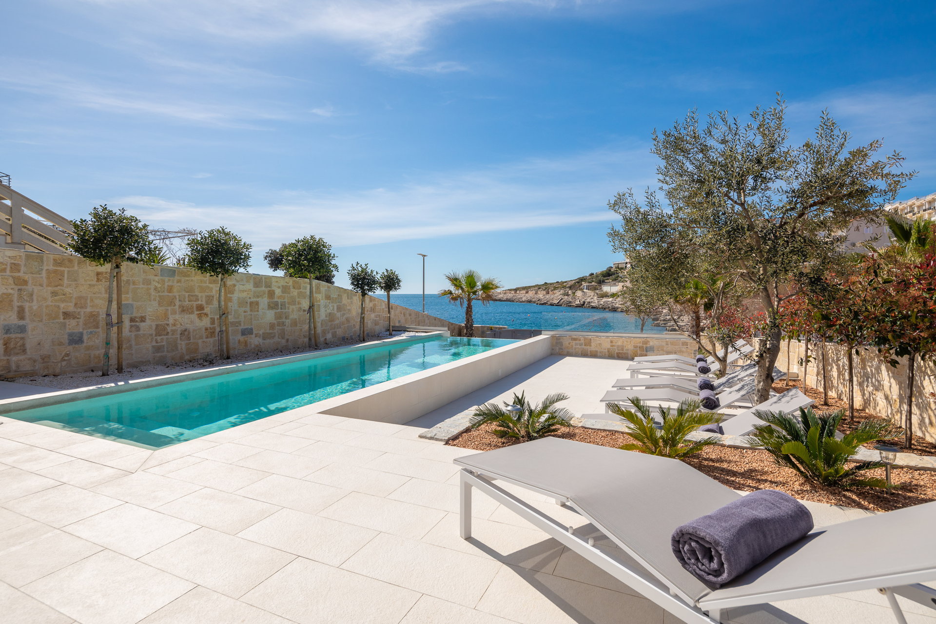 Beachfront Villa Sea Colors with Pool