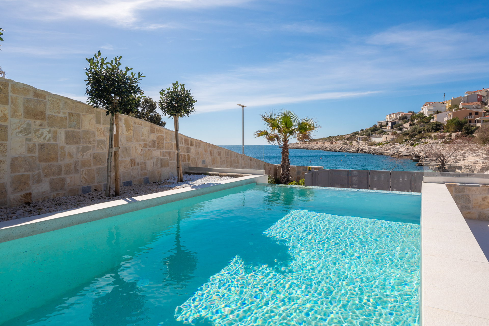 Beachfront Villa Sea Colors with Pool