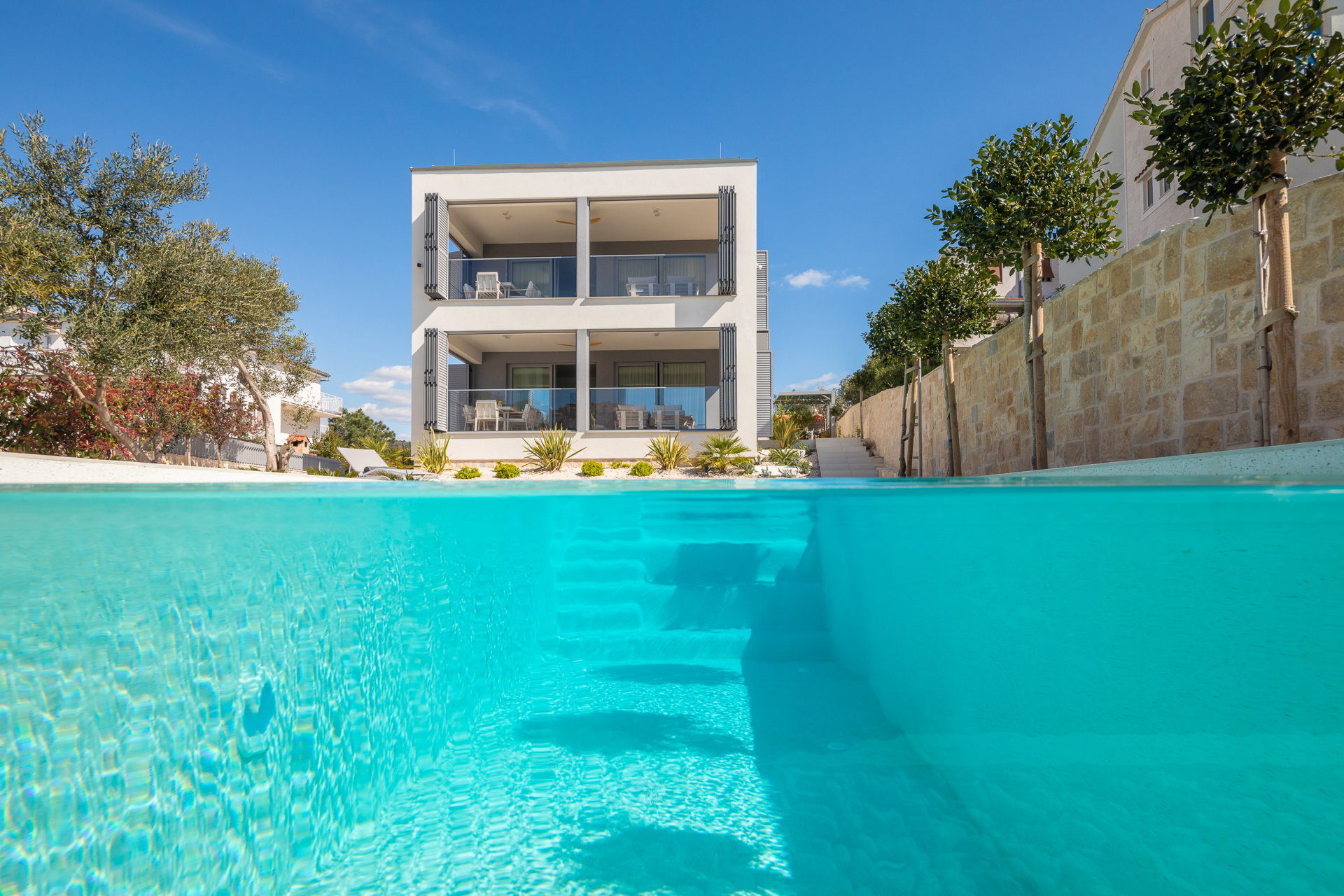 Beachfront Villa Sea Colors with Pool