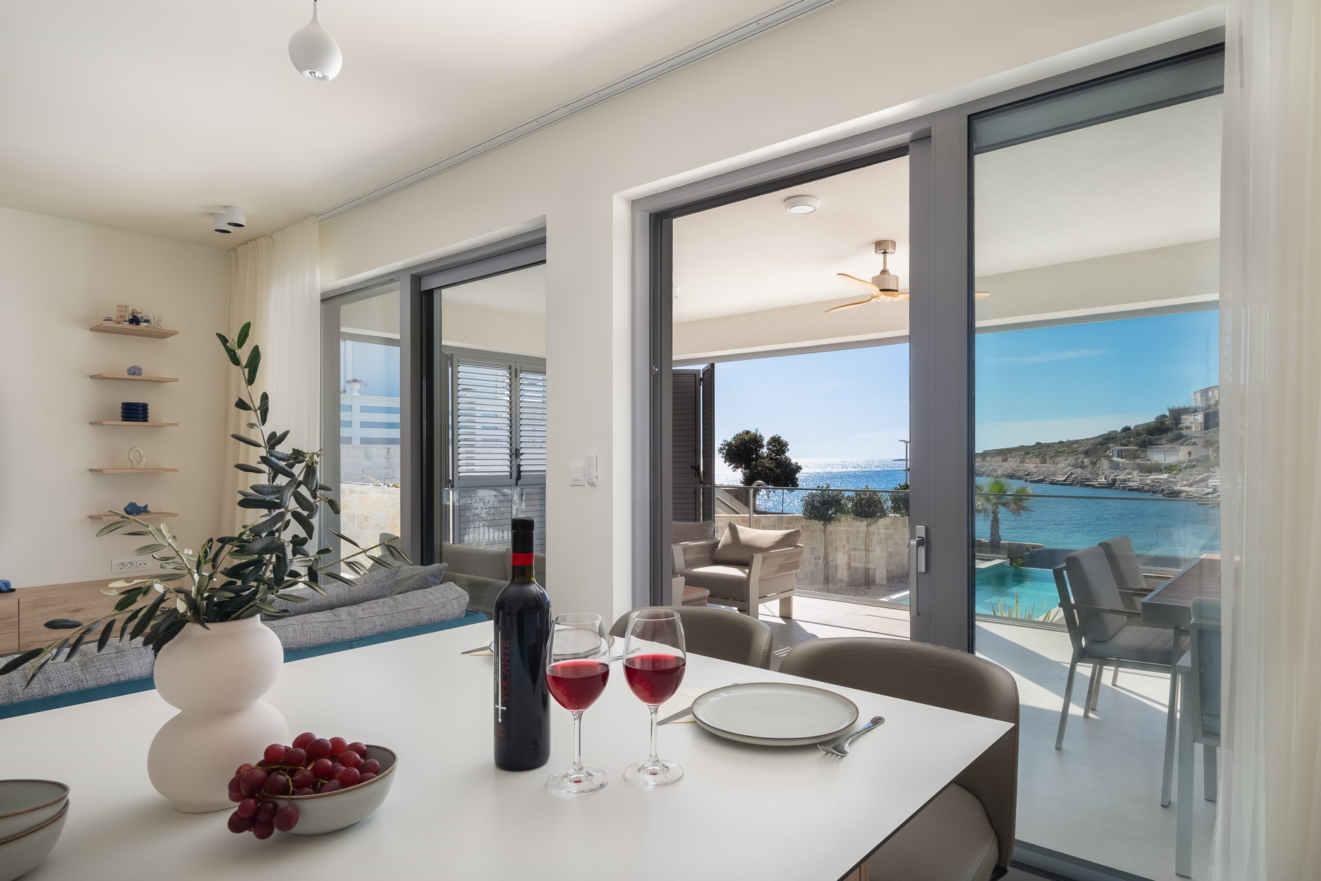Beachfront Villa Sea Colors with Pool