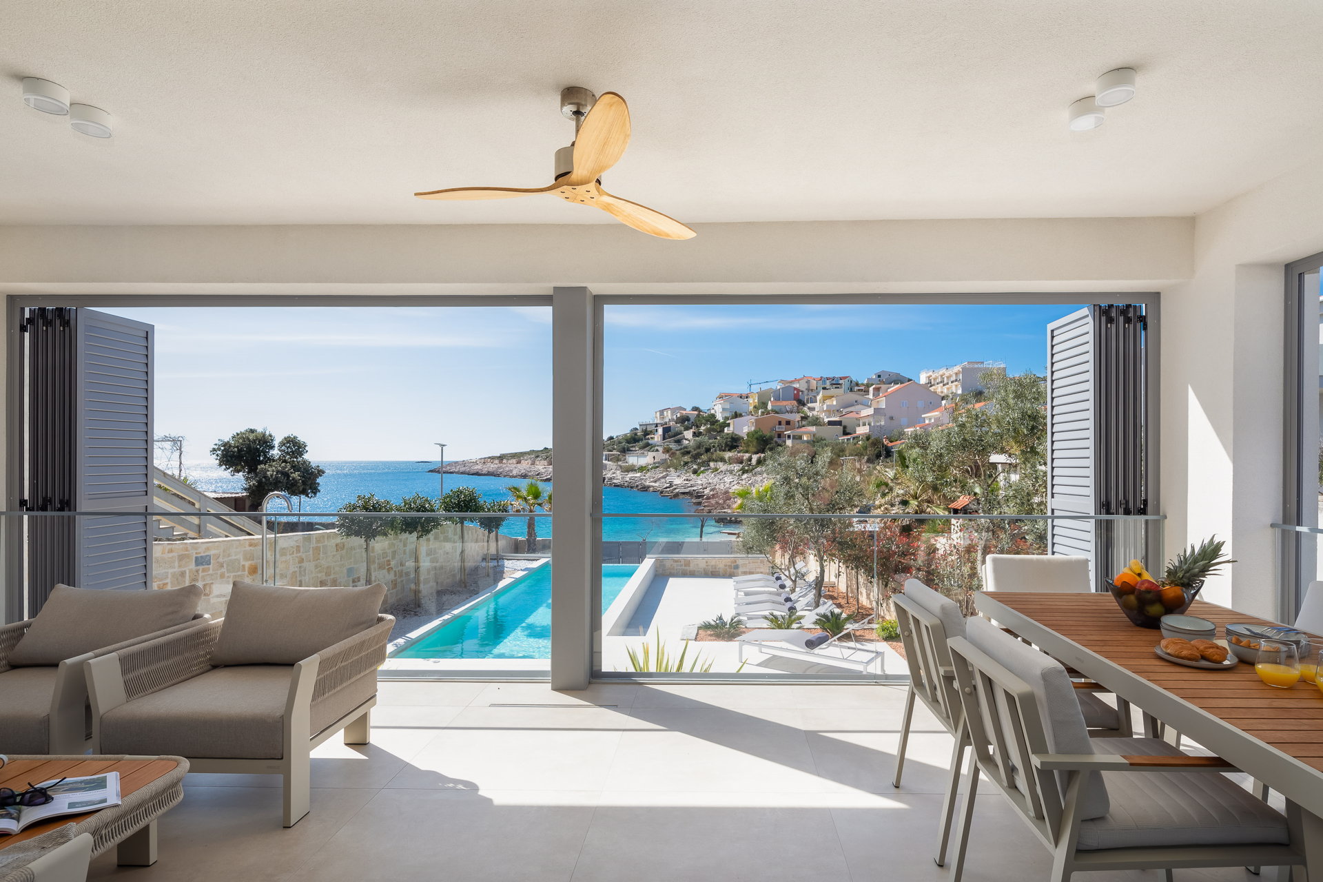 Beachfront Villa Sea Colors with Pool