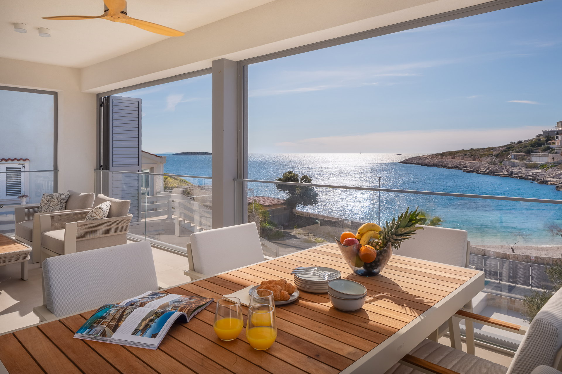 Beachfront Villa Sea Colors with Pool