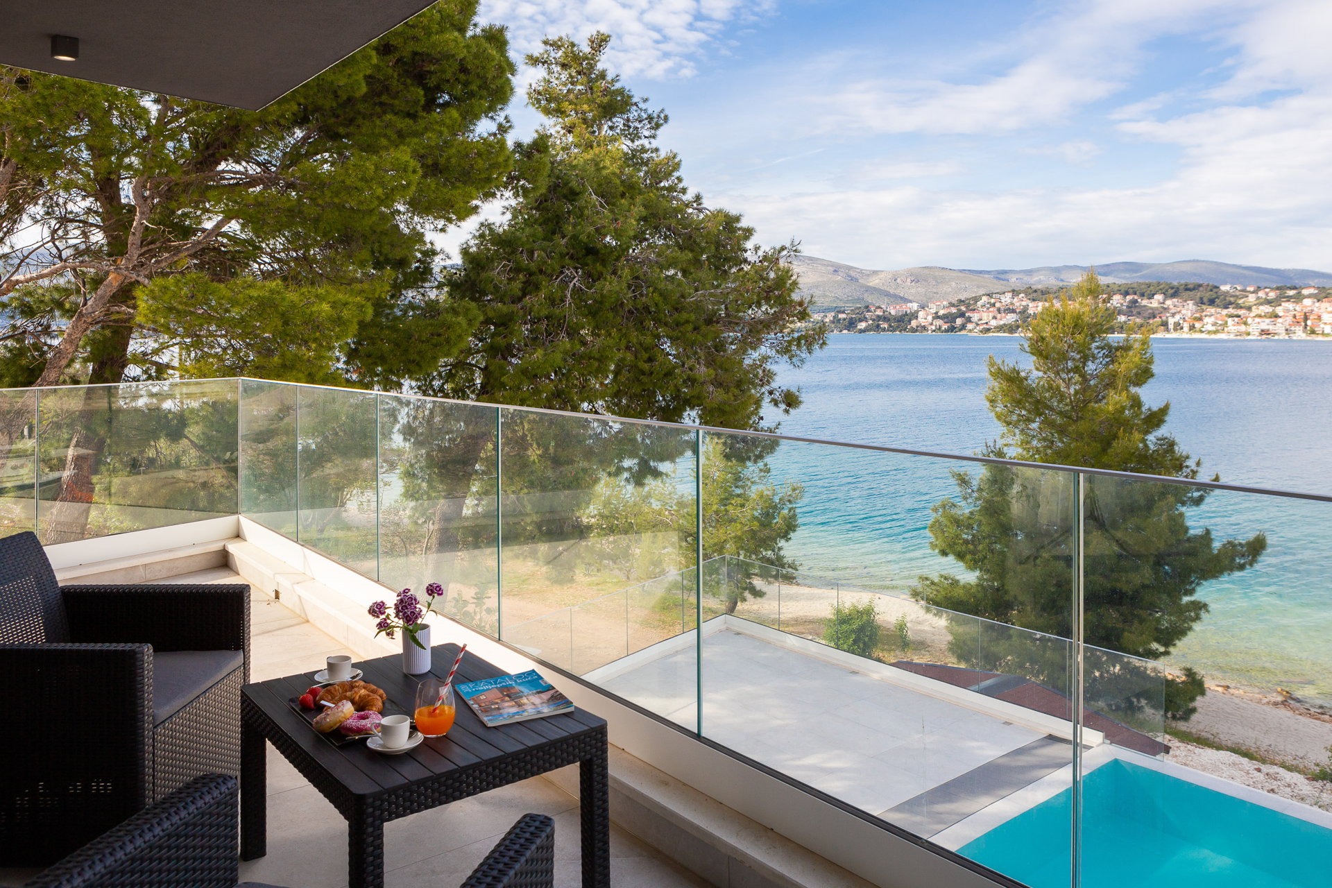 Beachfront Villa Milka with Pool