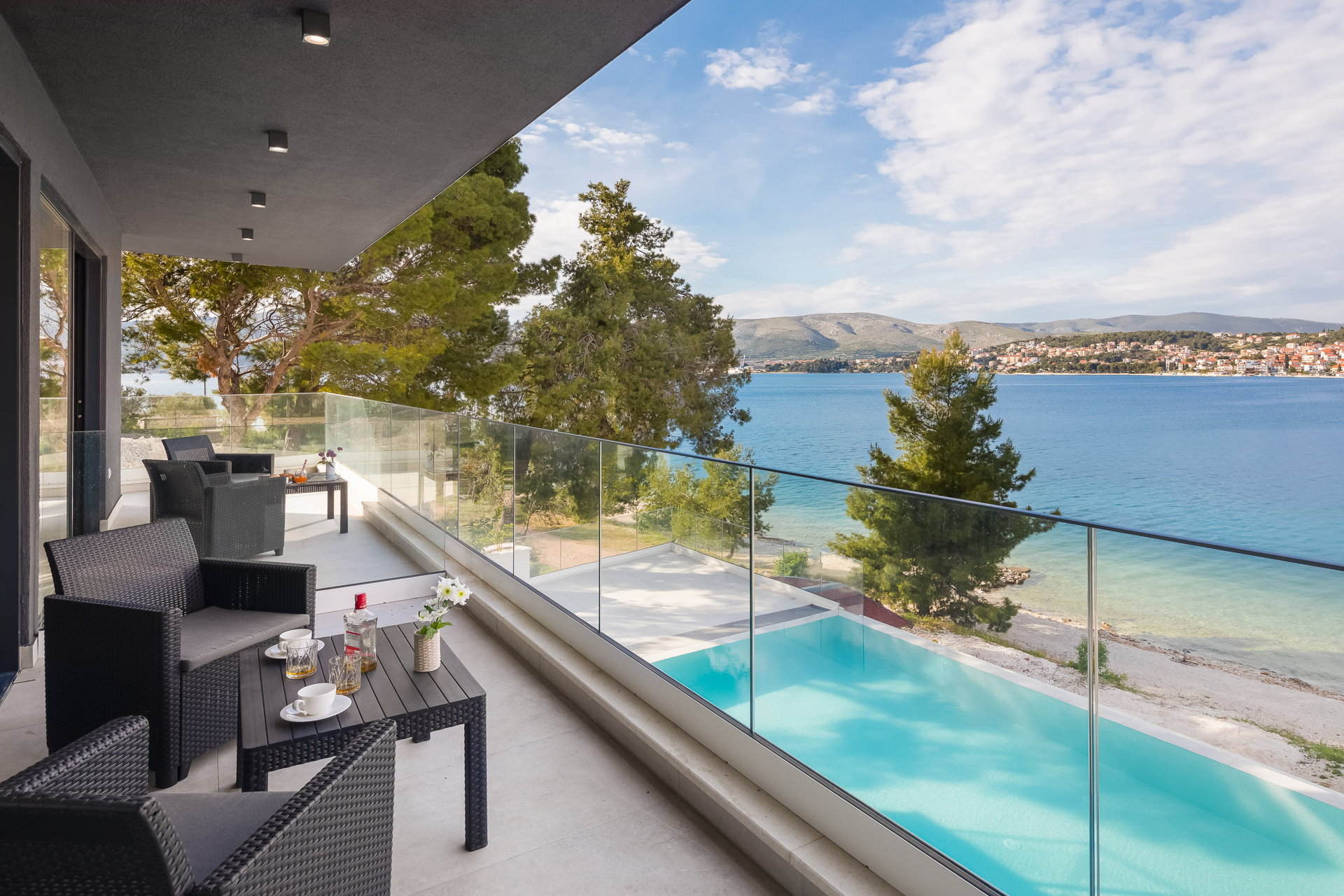 Beachfront Villa Milka with Pool